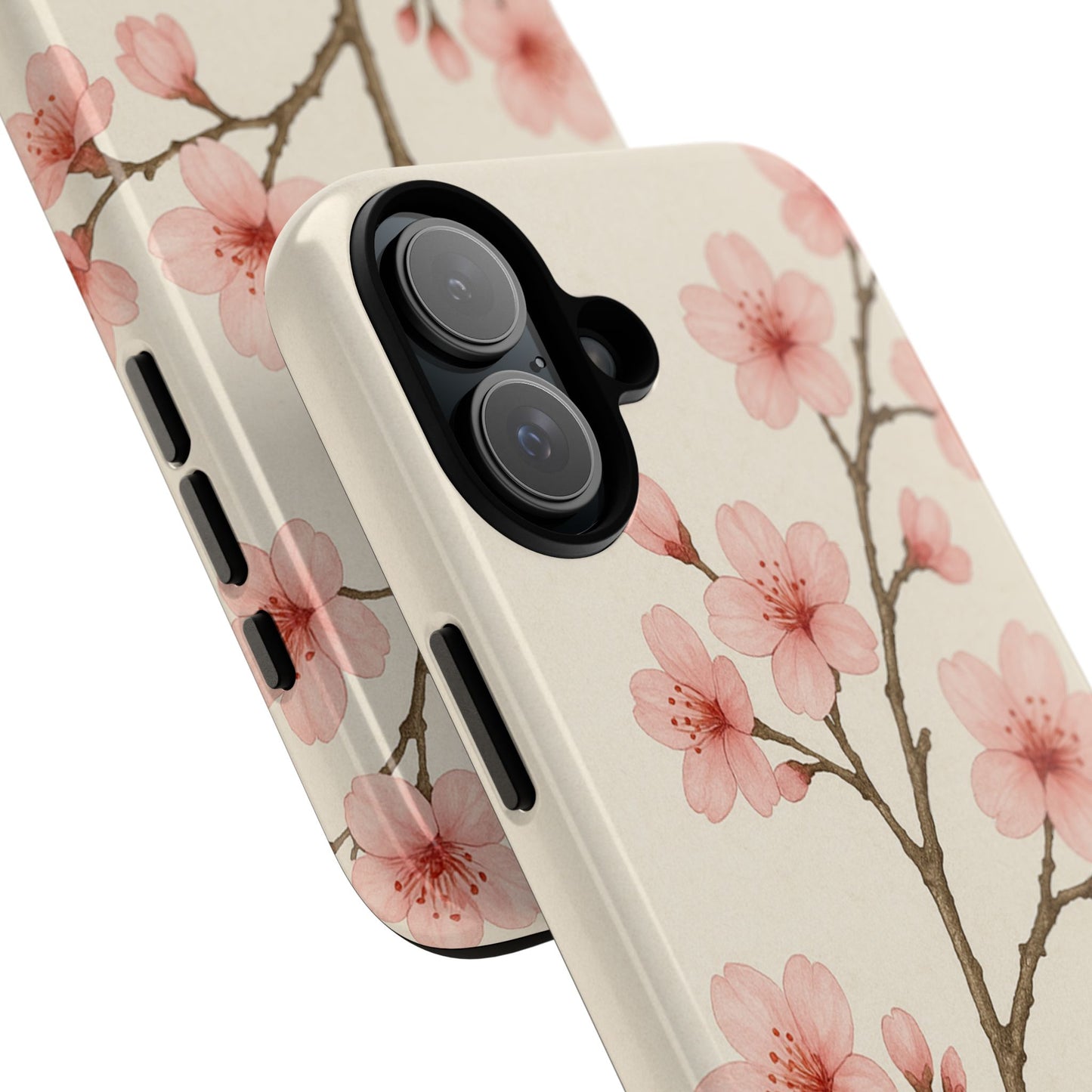 Cherry Blossom Phone Case, Floral Phone Cover, Tough Case for Gifts, Spring Decor, Cute Tech Accessories, Nature Lover's Gift