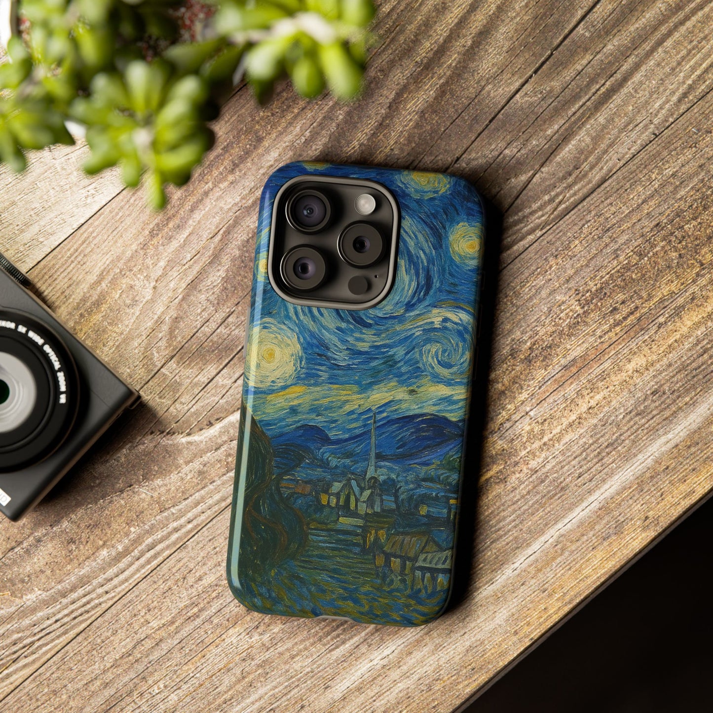 Starry Night Phone Case, Artistic Cell Phone Cover, Gift for Art Lovers, Unique Phone Accessory, Birthday Gift for Him/Her, Tough Cases