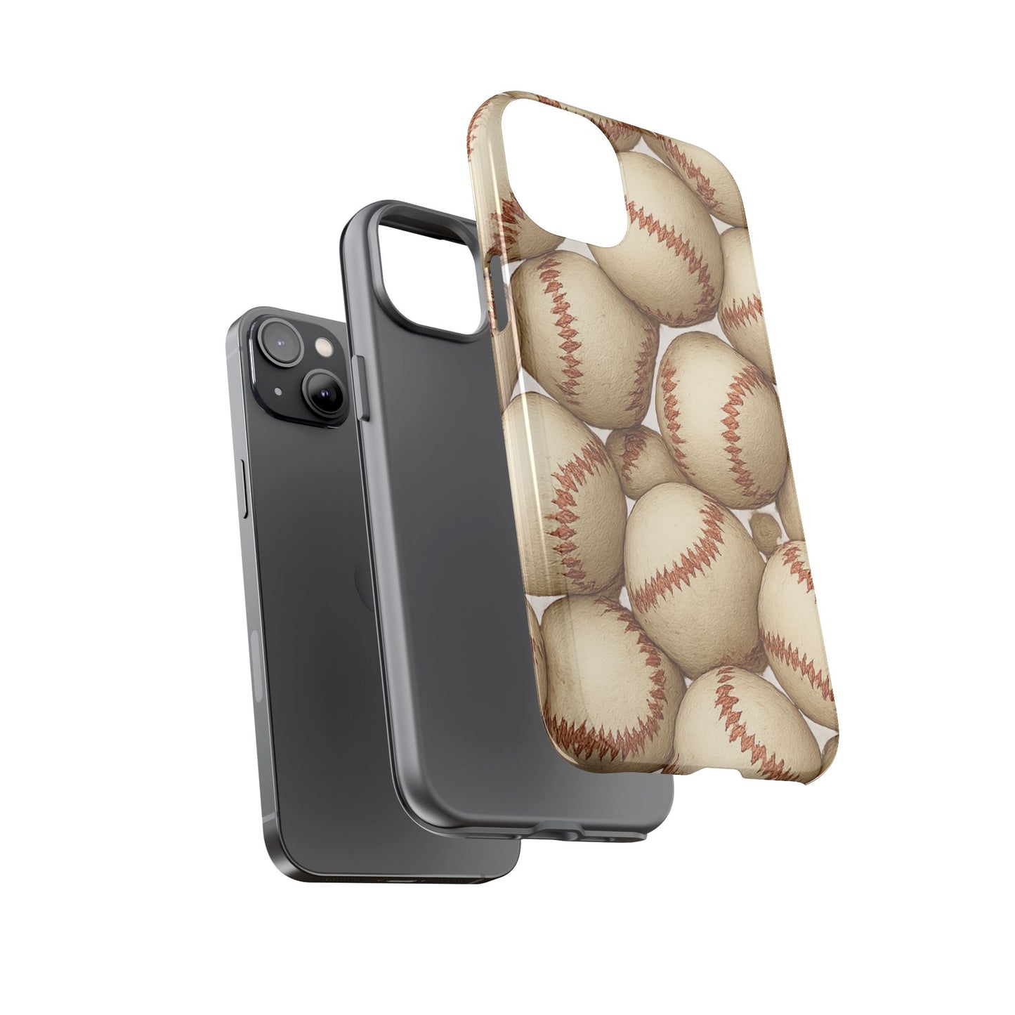 Baseball Phone Case, Tough Cases for Sports Fans, Custom iPhone Cover, Unique Gift for Baseball Lovers, Durable Protection