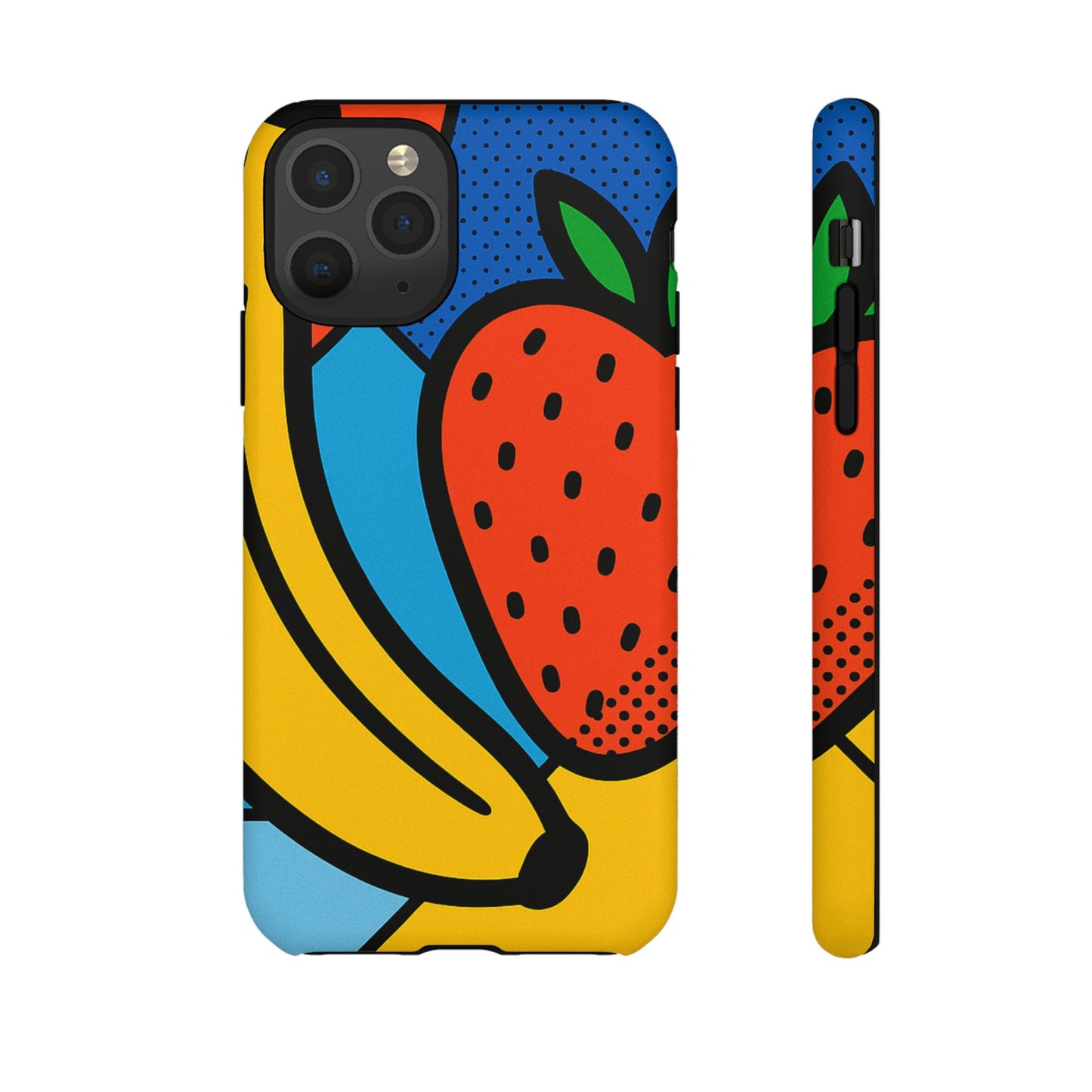 Colorful Fruit Phone Case - Tough Cases - Fun, Vibrant, Unique, Gifts for Friends, Summer Accessories, Trendy Phone Protector