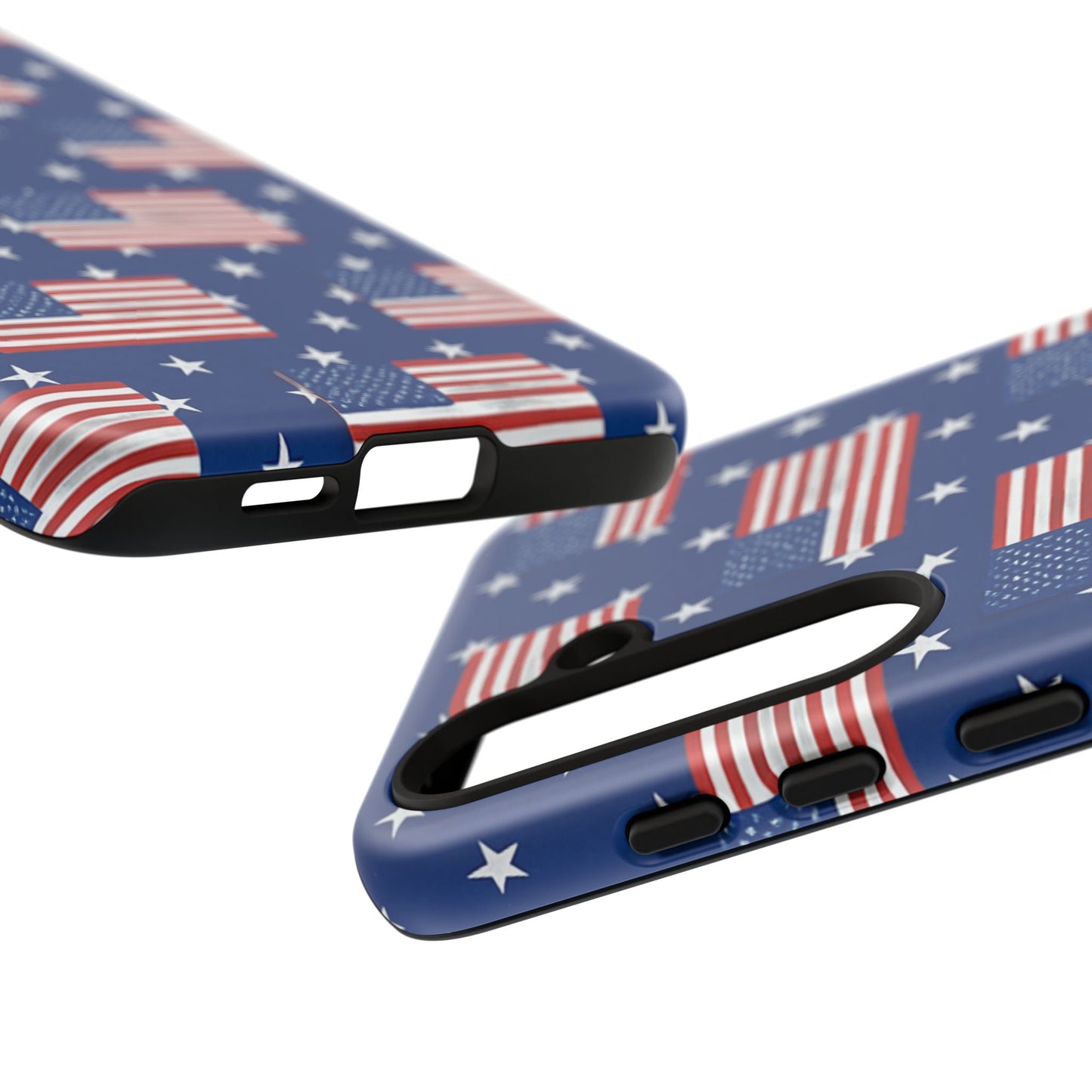 Patriotic Phone Case, Independence Day Accessories, American Flag Design, Star-Spangled Cover, Summer BBQ Gift