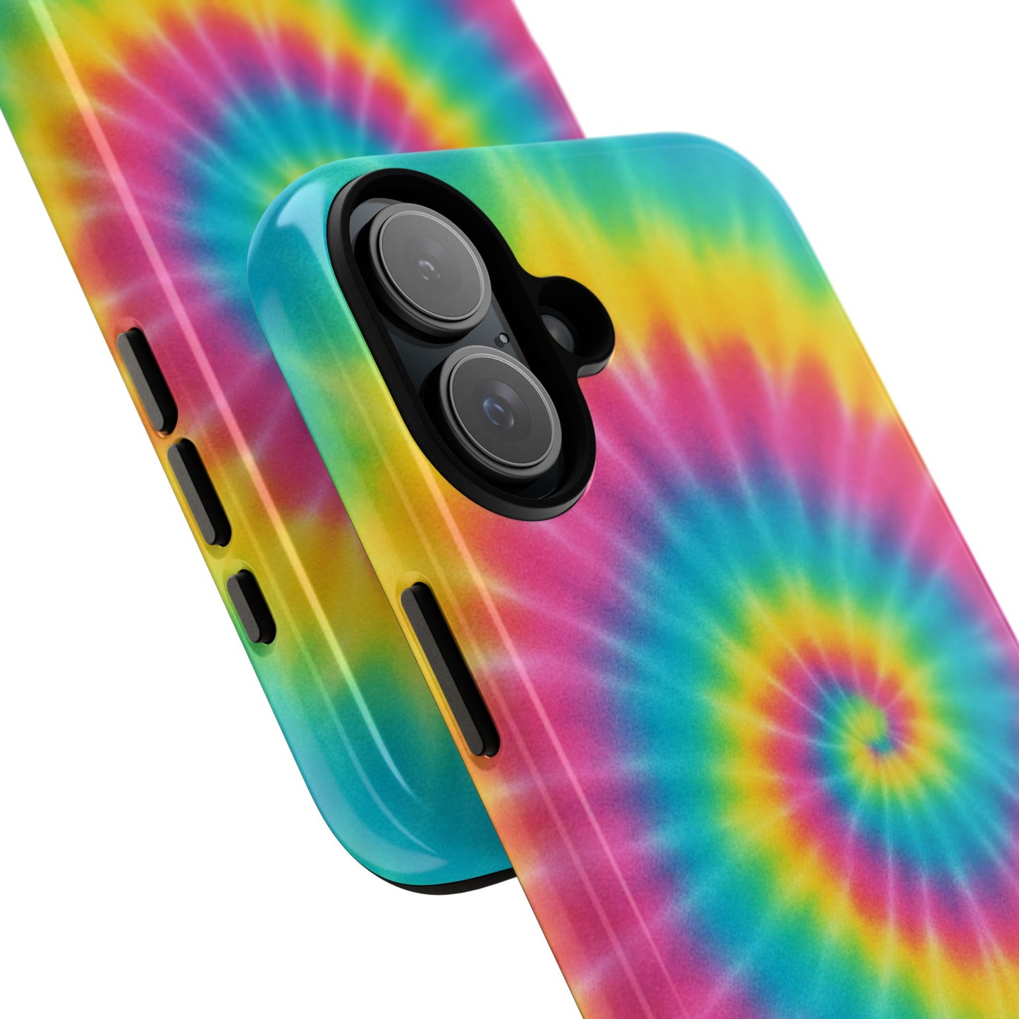 Colorful Tie-Dye Phone Case, Vibrant Phone Cover, Boho Style Accessory, Gift for Teens, Trendy Phone Accessories