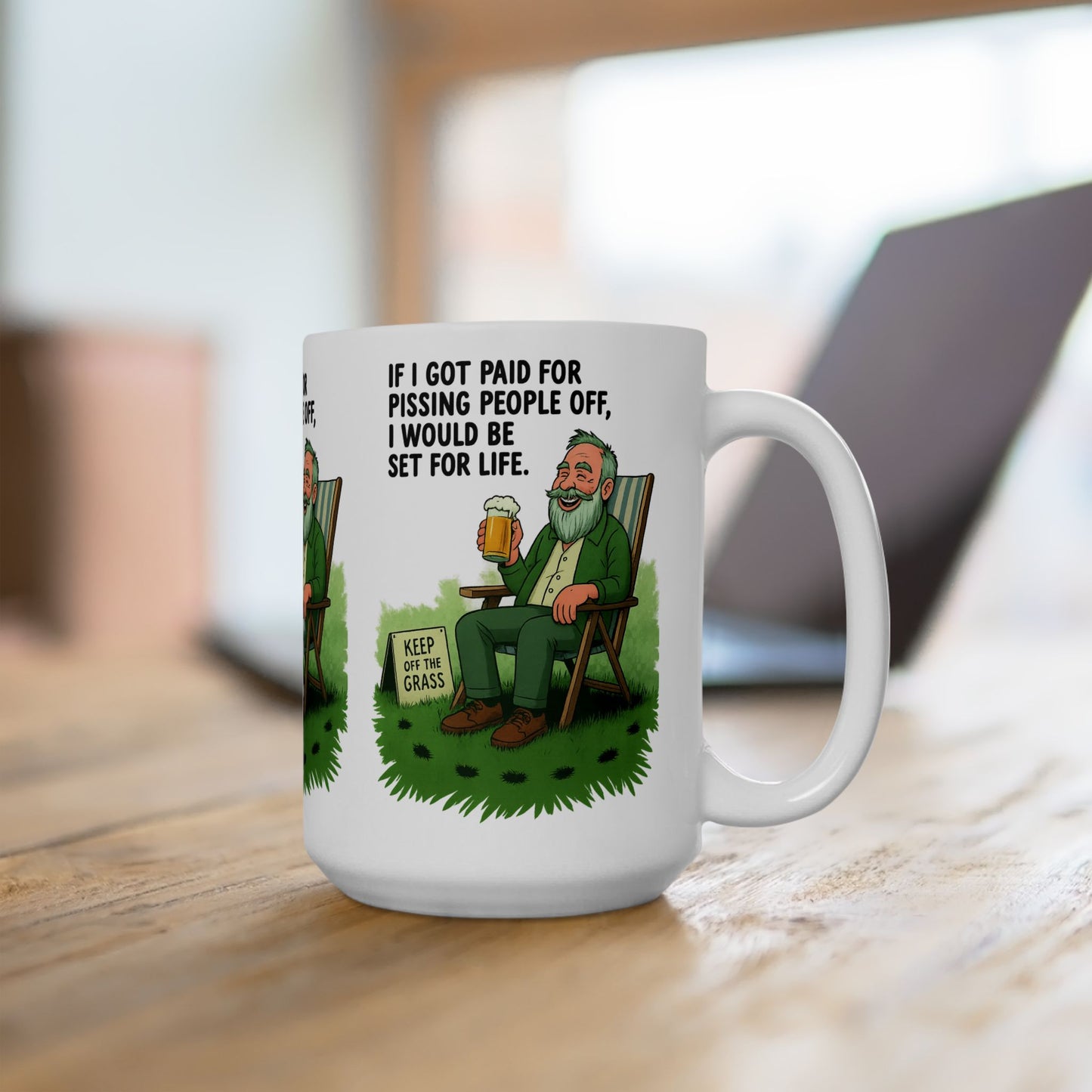 Funny Sarcastic Ceramic Mug - Perfect Gift for Coffee Lovers, Humor, Birthday, Office Desk Decor, Gag Gift