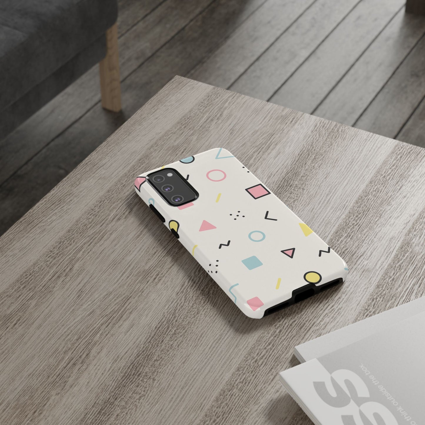 Geometric Phone Case - Stylish Tough Cases for Trendsetters, Unique Phone Covers, Modern Accessories, Gift Ideas for Her