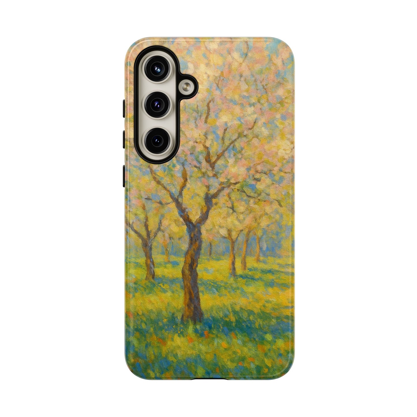 Artistic Phone Case, Tough Phone Case, Flower Tree Case, Spring Decor, Unique Phone Cover, Nature Lover Gift
