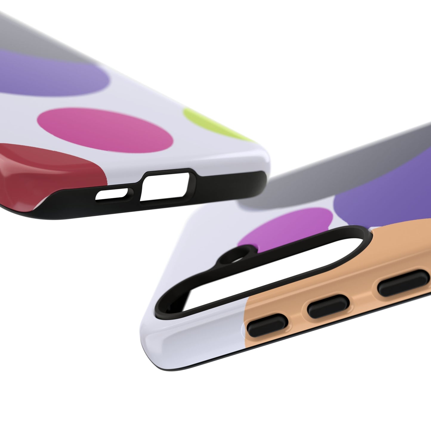 Colorful Geometric Phone Case, Bold Protective Cover for iPhone, Unique Gift for Trendy Teens, Fun Customizable Cases, Modern Design