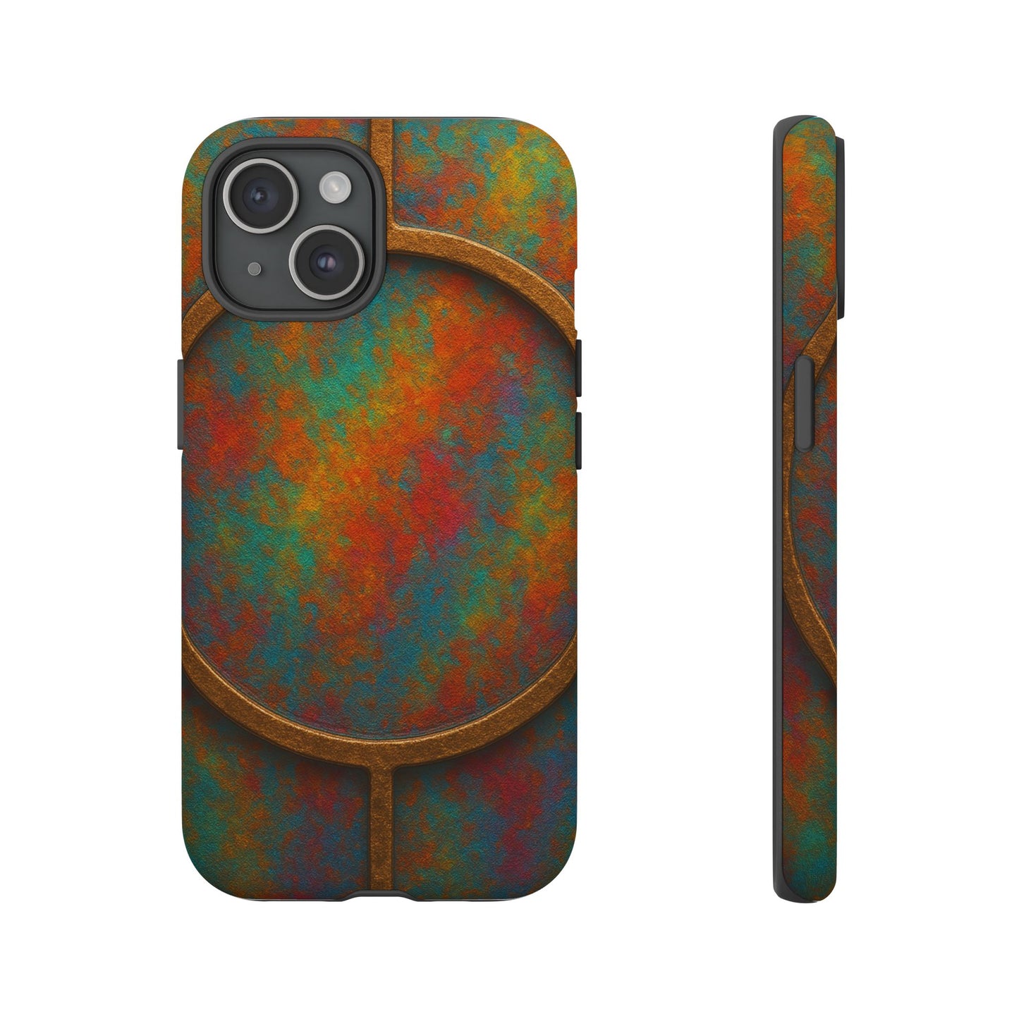 Colorful Tough Phone Case, Durable Cell Cover, Vibrant Protection Case, Unique Tech Accessory, Great Gift for Phone Lovers