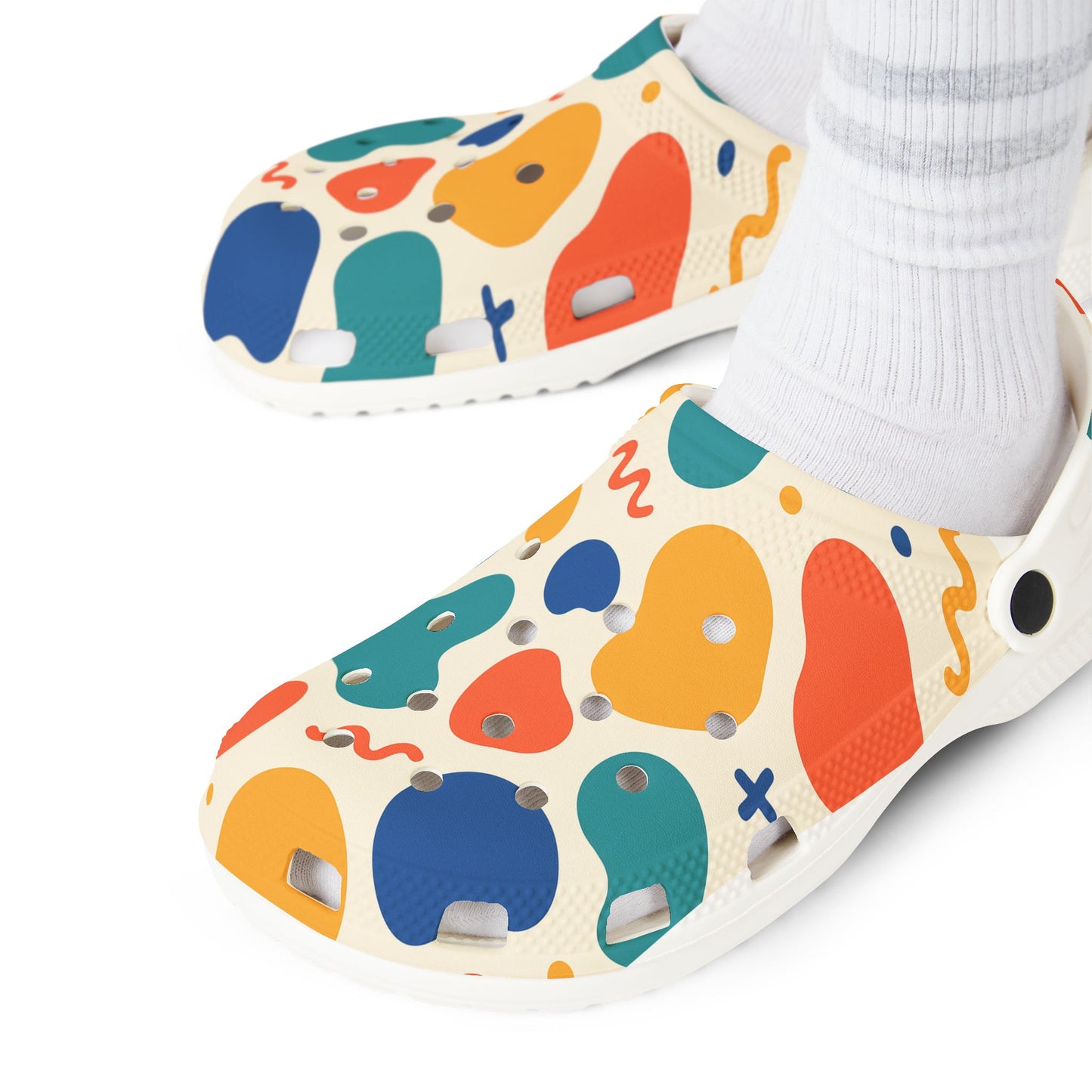 Colorful EVA Foam Clogs - Fun Slip-On Shoes for Summer, Comfortable Garden Footwear, Perfect for Kids and Adults
