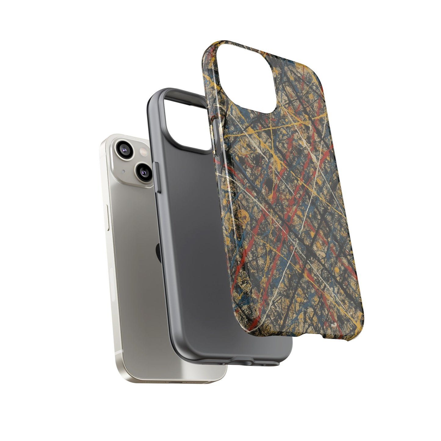 Tough Cases Phone Case - Bold Abstract Design, Stylish Mobile Cover, Unique Gift for Him/Her, Durable Accessory, Trendy Protection
