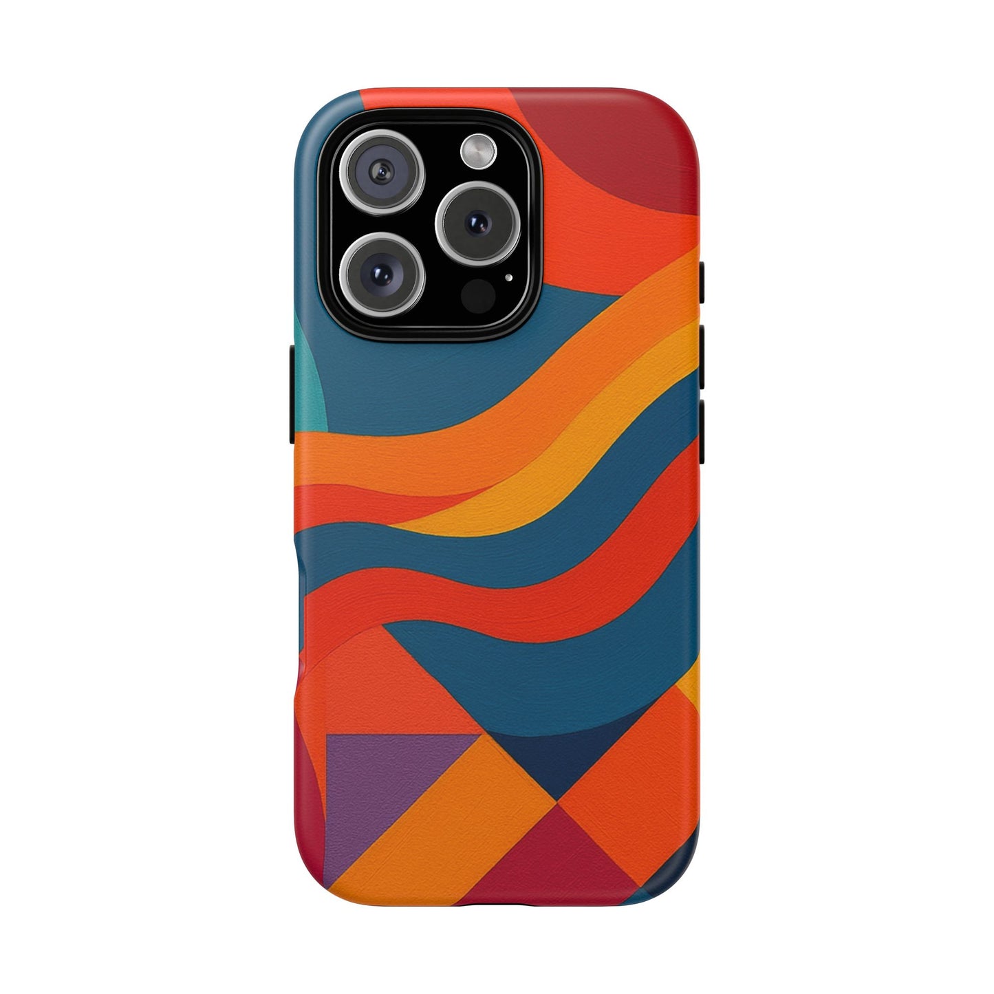 Vibrant Phone Case, Abstract Design Cover, Tough Cases for All Occasions, Stylish Gift for Tech Lovers, Modern Phone Accessories