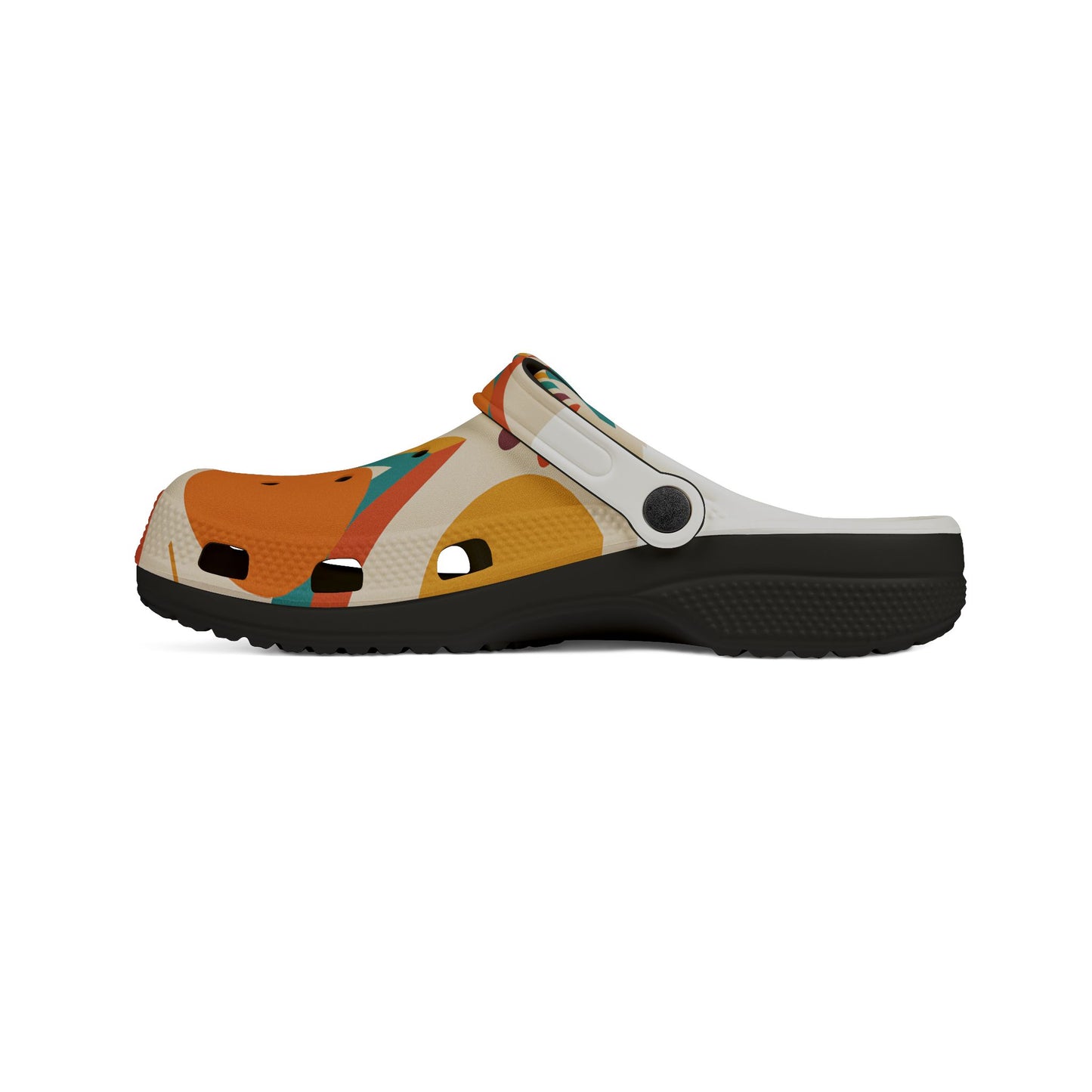 Vibrant EVA Foam Rubber Clogs, Fun Slip-On Shoes, Colorful Patterned Footwear, Casual Summer Shoes, Unique Garden Clogs