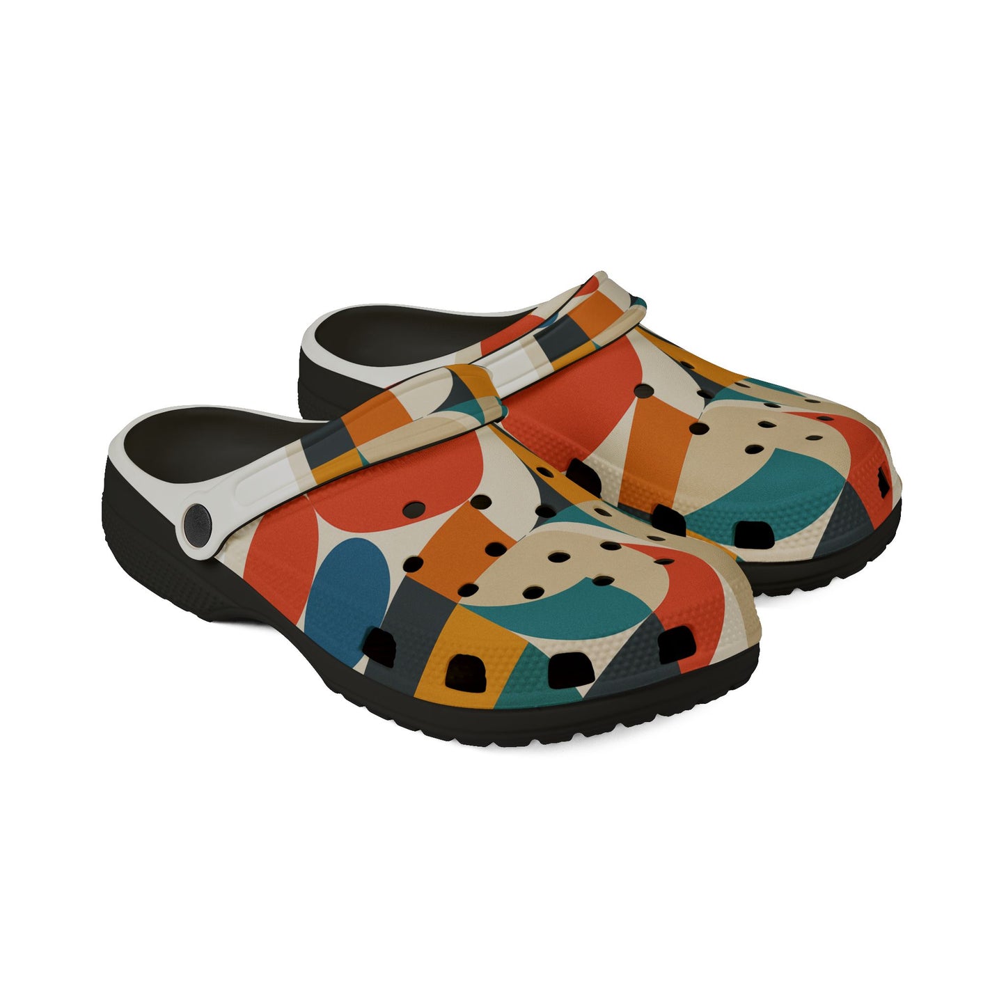 Colorful AOP EVA Foam Clogs, Funky Footwear, Casual Comfort Shoes, Trendy Summer Slippers, Fun Gift for Beach Days