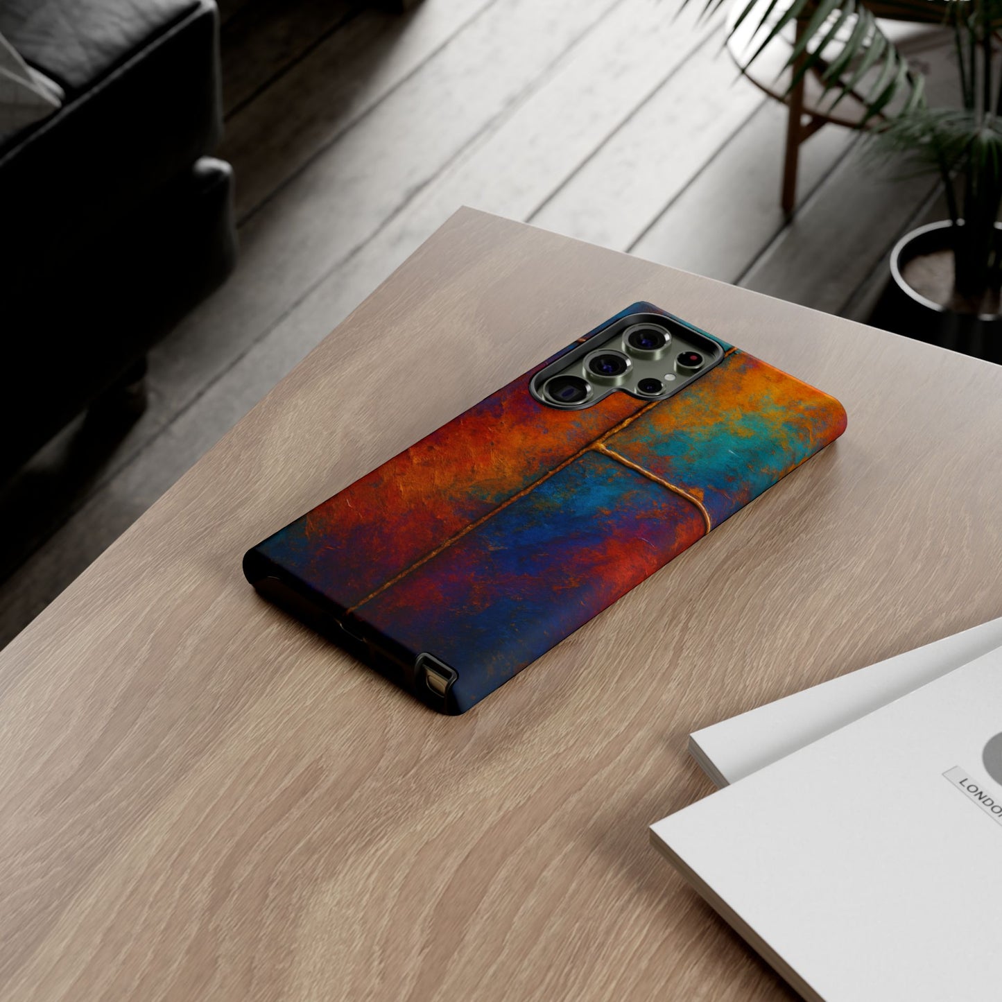Vibrant Phone Case, Colorful Tough Case Cover, Artistic Phone Protector, Unique Smartphone Accessories, Gift for Tech Lovers