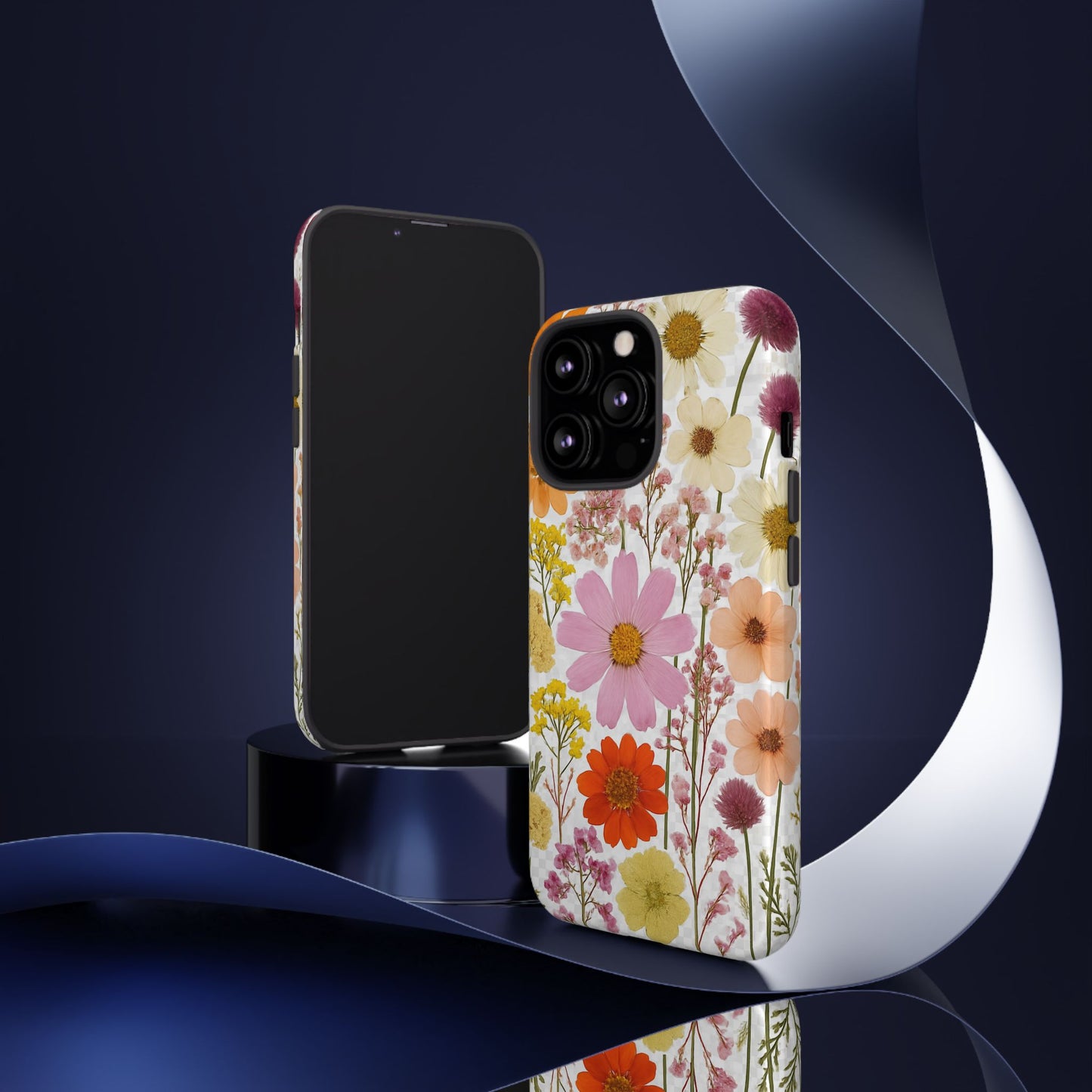 Floral Phone Case - Tough Cases, Stylish Protective Cover, Flower Design, Trendy Gift, Nature Lover Accessory, DRIED FLOWERS
