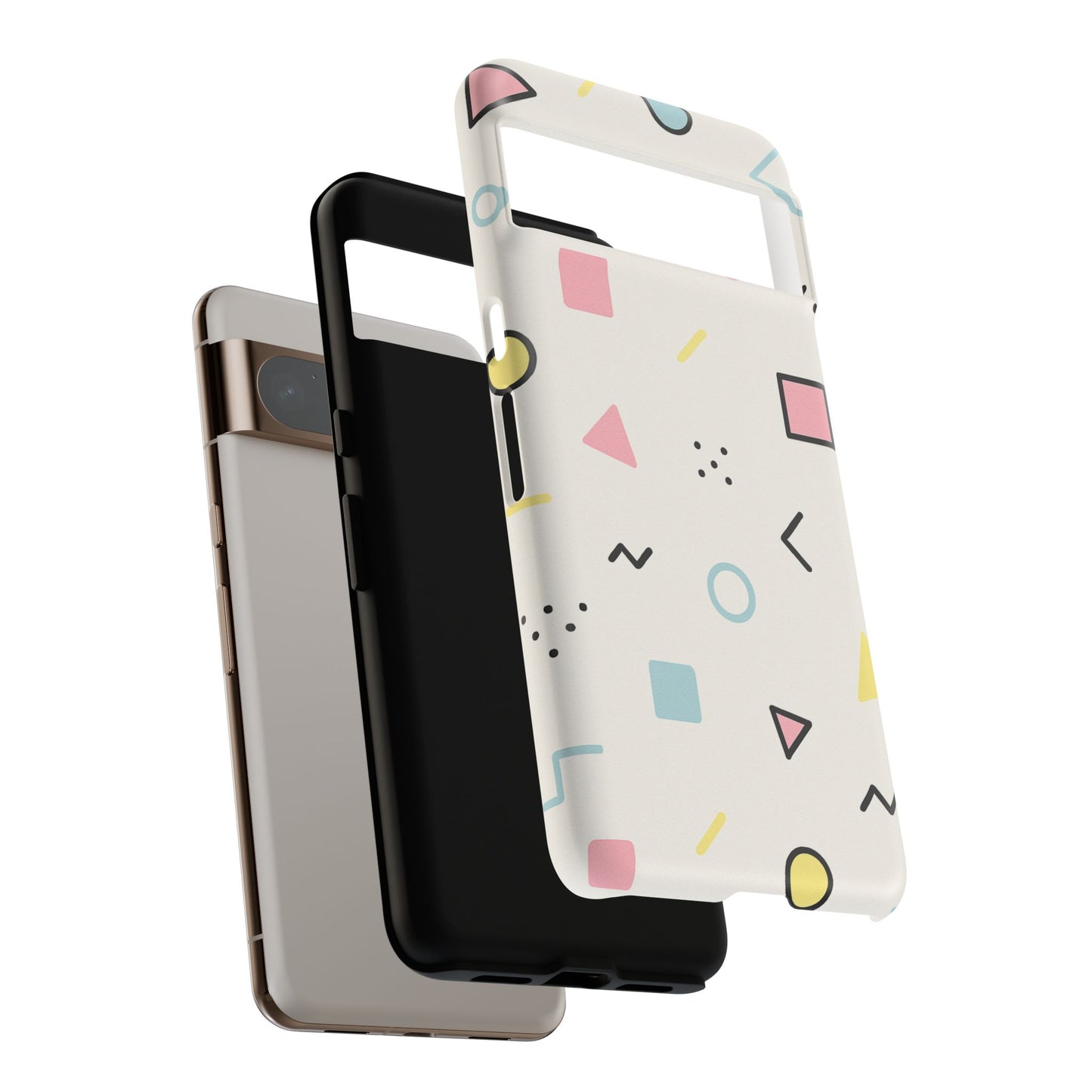Geometric Phone Case - Stylish Tough Cases for Trendsetters, Unique Phone Covers, Modern Accessories, Gift Ideas for Her