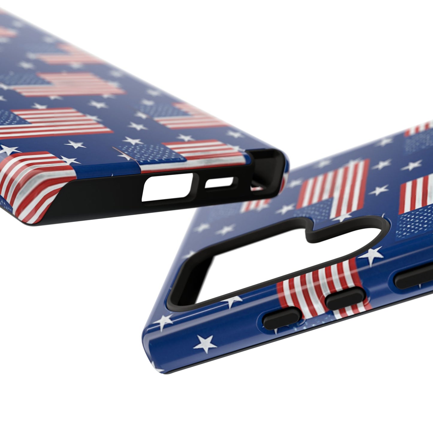Patriotic Phone Case, Independence Day Accessories, American Flag Design, Star-Spangled Cover, Summer BBQ Gift