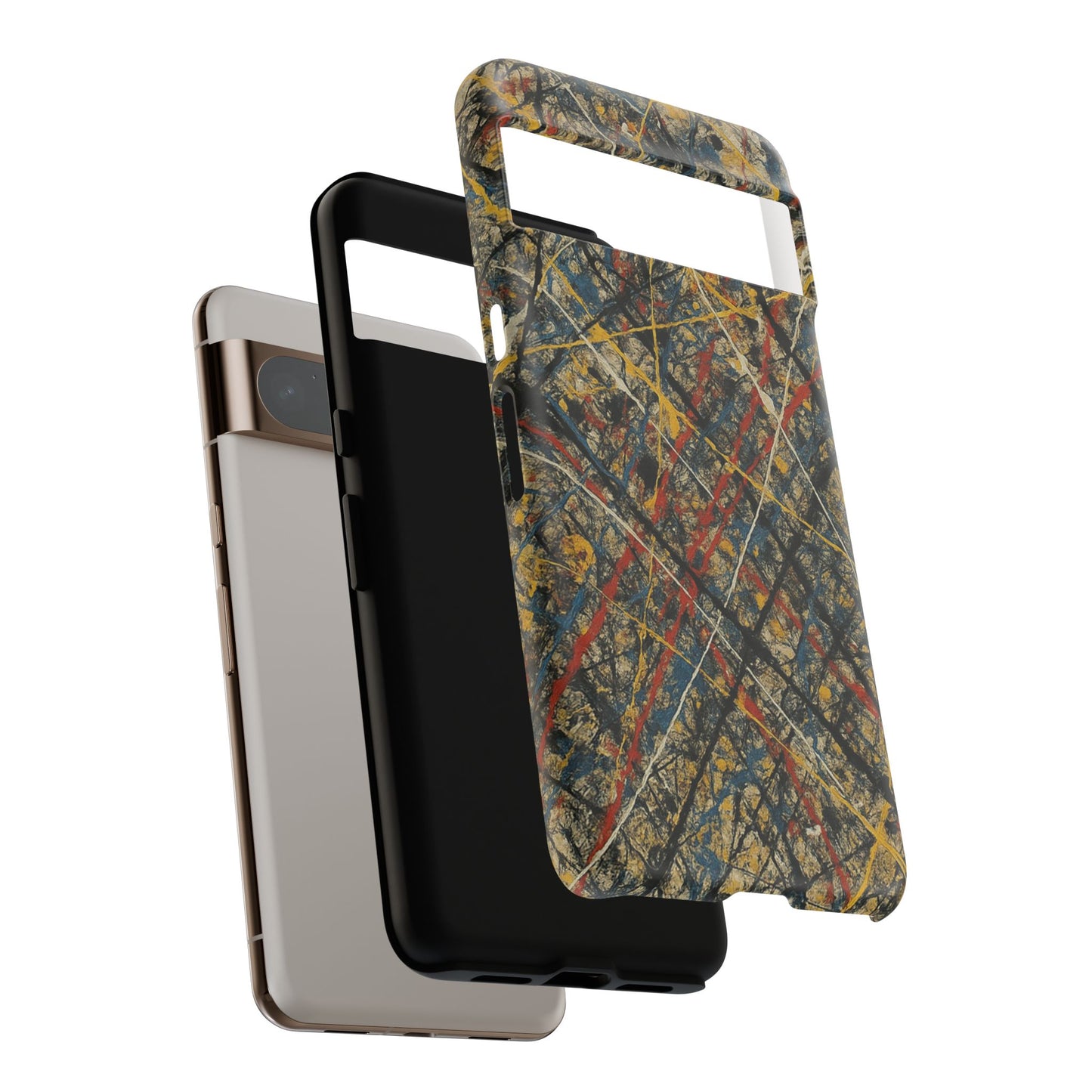Tough Cases Phone Case - Bold Abstract Design, Stylish Mobile Cover, Unique Gift for Him/Her, Durable Accessory, Trendy Protection