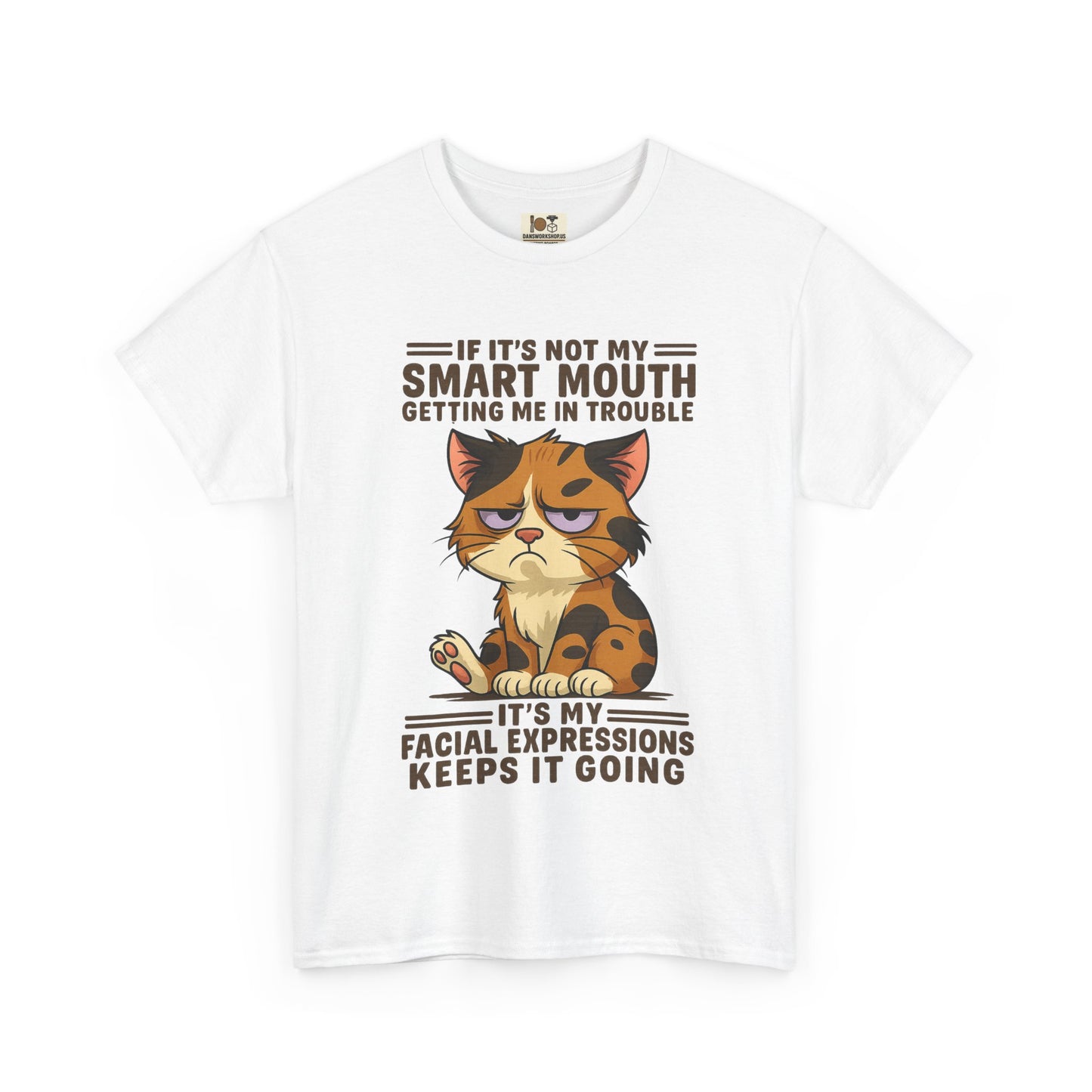 Sassy Cat Quote Tee, Funny Animal Shirt, Unisex Cotton T-Shirt, Gift for Cat Lovers, Humor Apparel, Cute Pet Theme