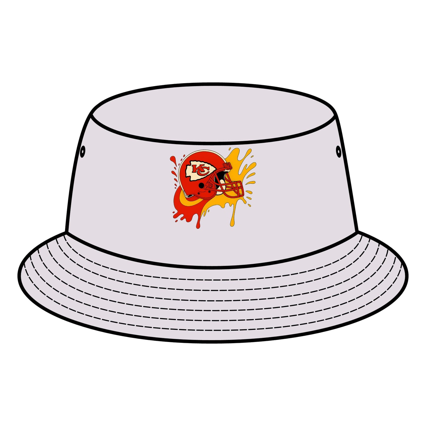 Stylish Bucket Hat with Unique Sporty Design, Casual Sun Protection, Perfect for Sports Fans, Summer Festivals, Outdoor Activities, Gifts