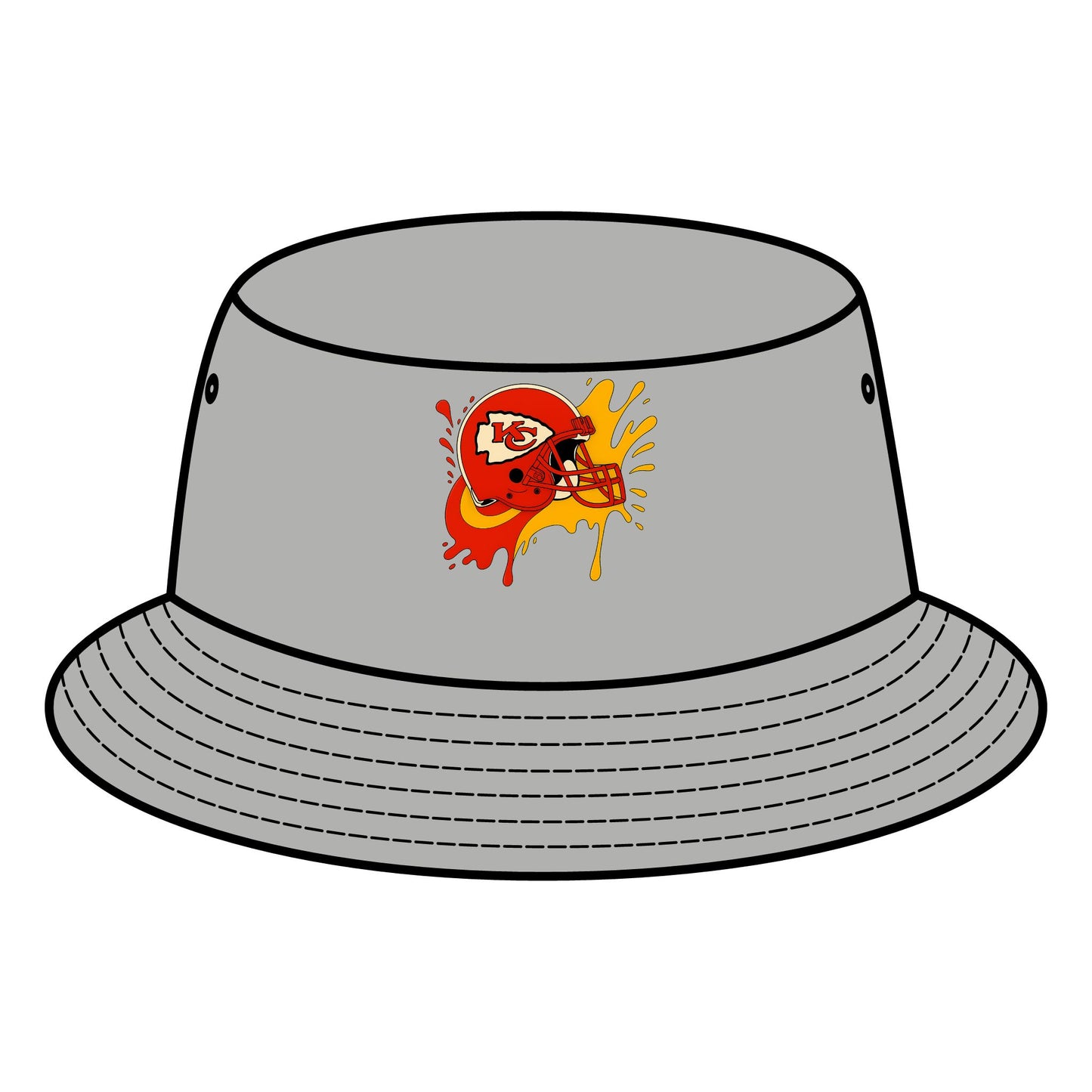 Stylish Bucket Hat with Unique Sporty Design, Casual Sun Protection, Perfect for Sports Fans, Summer Festivals, Outdoor Activities, Gifts