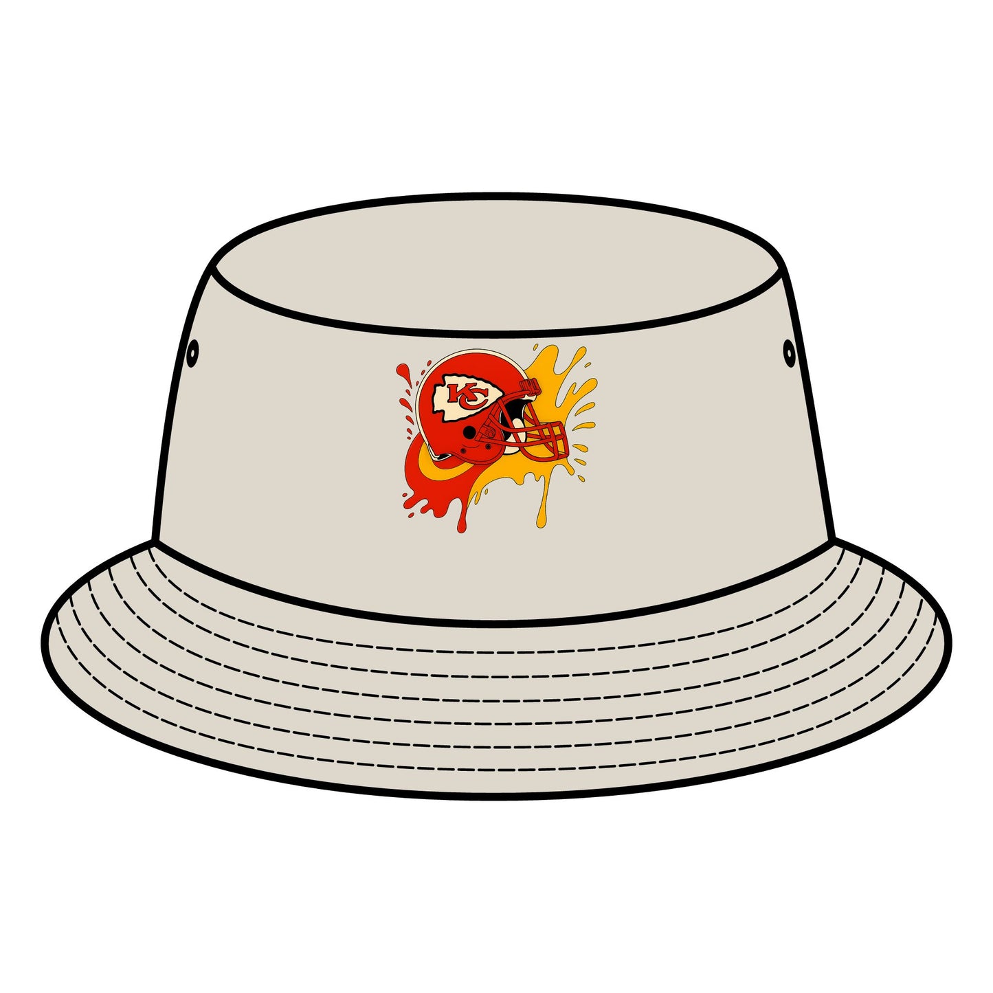 Stylish Bucket Hat with Unique Sporty Design, Casual Sun Protection, Perfect for Sports Fans, Summer Festivals, Outdoor Activities, Gifts