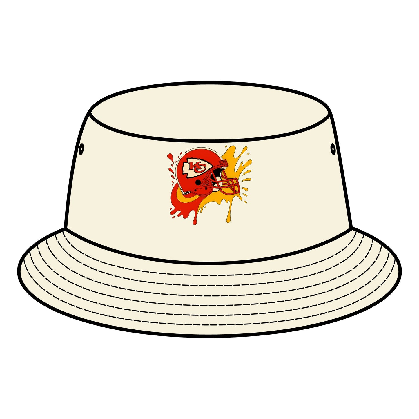 Stylish Bucket Hat with Unique Sporty Design, Casual Sun Protection, Perfect for Sports Fans, Summer Festivals, Outdoor Activities, Gifts