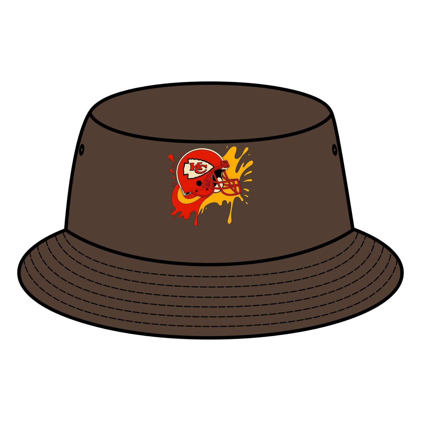 Stylish Bucket Hat with Unique Sporty Design, Casual Sun Protection, Perfect for Sports Fans, Summer Festivals, Outdoor Activities, Gifts