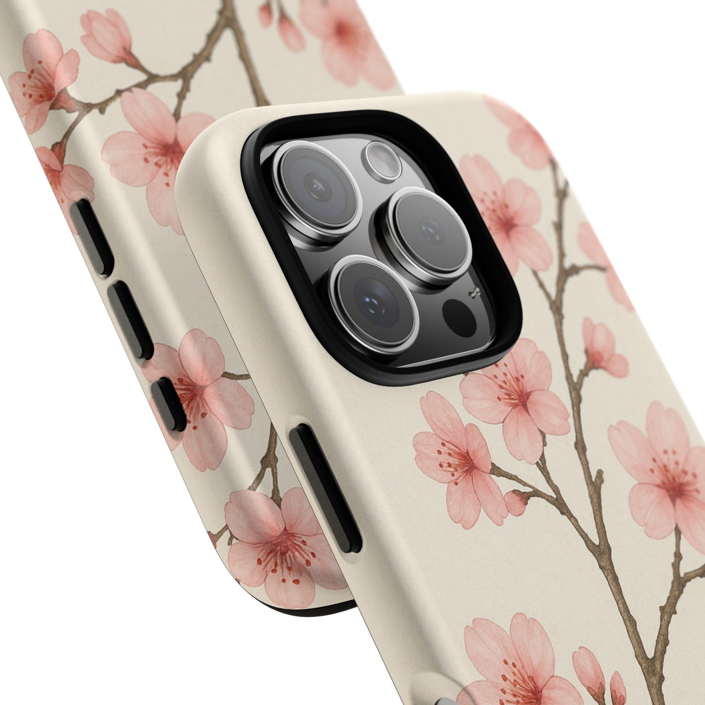 Cherry Blossom Phone Case, Floral Phone Cover, Tough Case for Gifts, Spring Decor, Cute Tech Accessories, Nature Lover's Gift