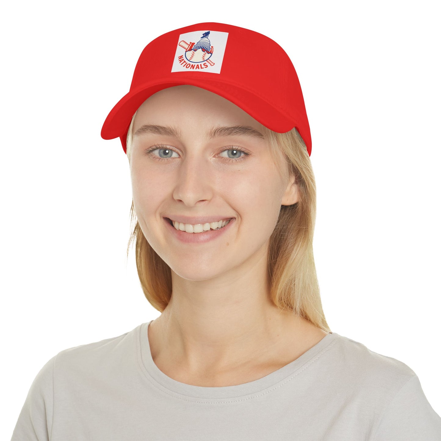 Custom Red Baseball Cap | Sports Fan Gear, Team Spirit Hat, Casual Outfit Accessory, Gift for Him or Her, Summer Style