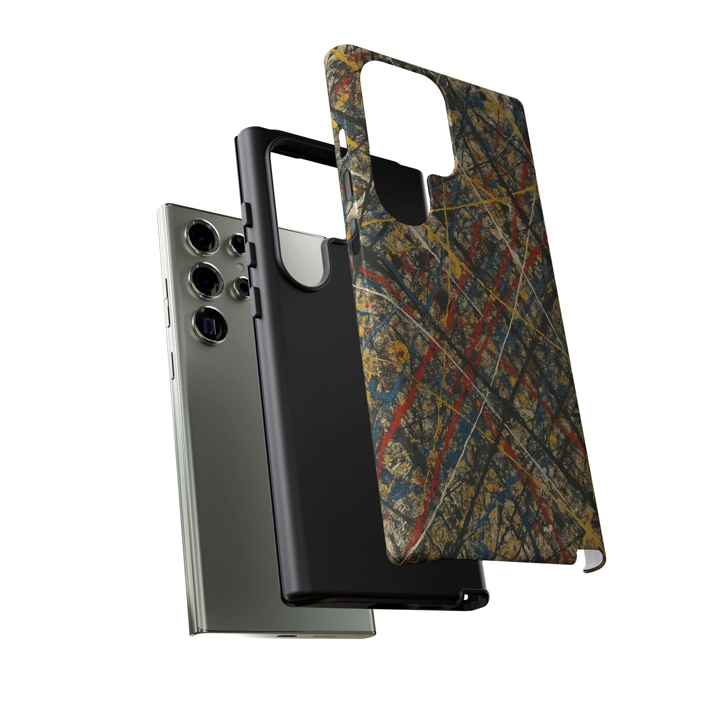 Tough Cases Phone Case - Bold Abstract Design, Stylish Mobile Cover, Unique Gift for Him/Her, Durable Accessory, Trendy Protection