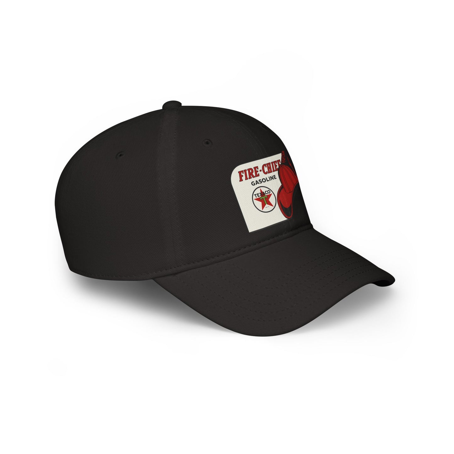 Vintage Fire Chief Baseball Cap, Ideal for Firefighters, Red Hat, Gasoline Logo Cap, Unique Gift for Men and Women