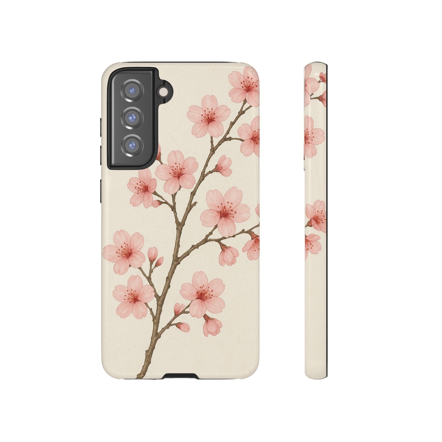 Cherry Blossom Phone Case, Floral Phone Cover, Tough Case for Gifts, Spring Decor, Cute Tech Accessories, Nature Lover's Gift