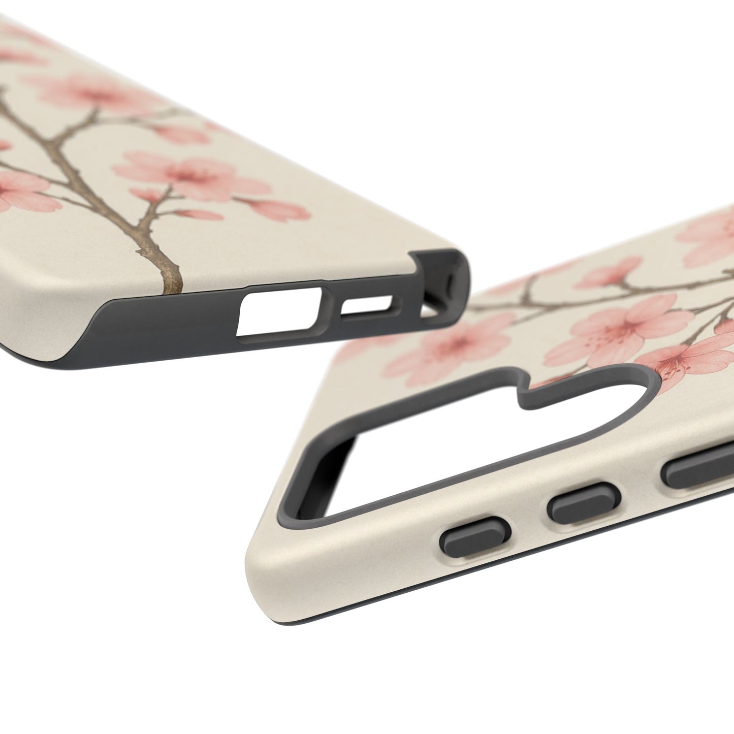 Cherry Blossom Phone Case, Floral Phone Cover, Tough Case for Gifts, Spring Decor, Cute Tech Accessories, Nature Lover's Gift