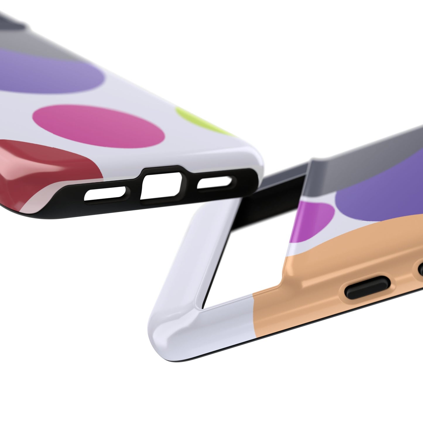 Colorful Geometric Phone Case, Bold Protective Cover for iPhone, Unique Gift for Trendy Teens, Fun Customizable Cases, Modern Design