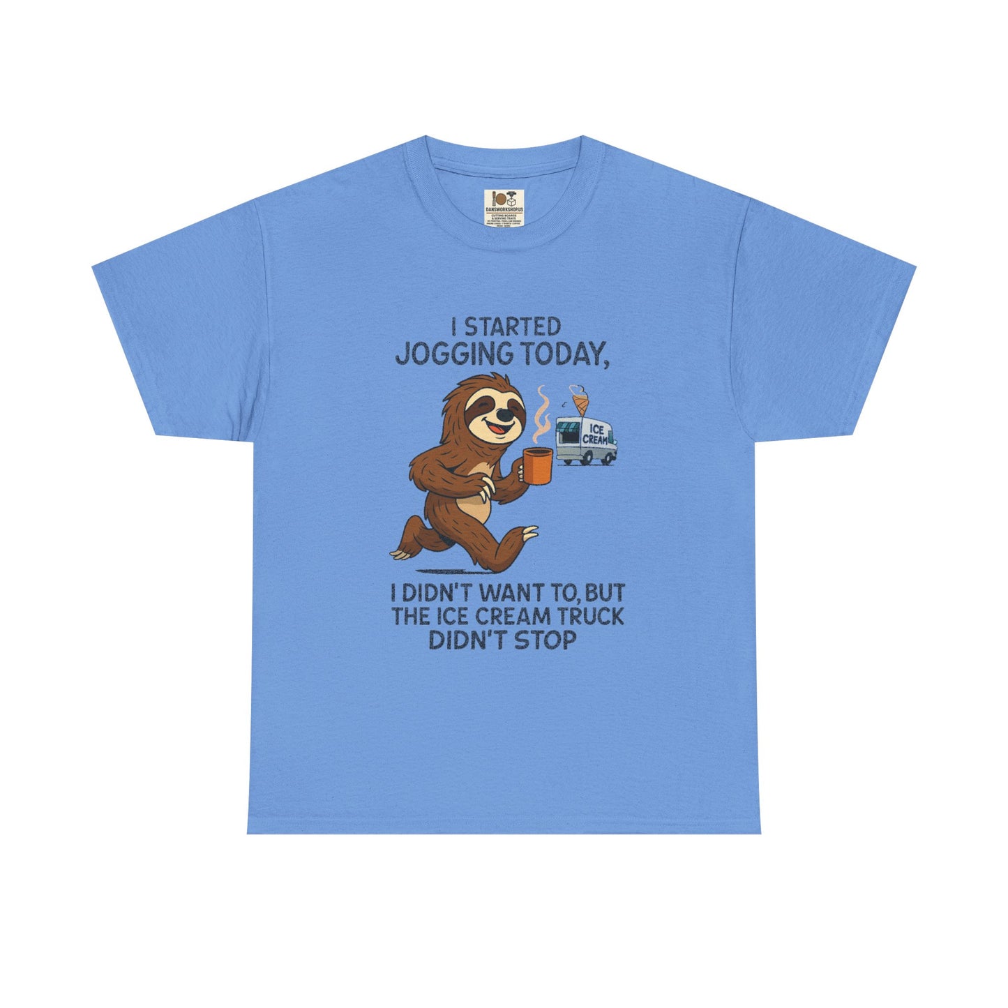 Funny Sloth Jogging T-Shirt | Gift for Exercise Lovers, Animal Humor Tee, Cute Sloth Apparel, Birthday Gift, Casual Wear