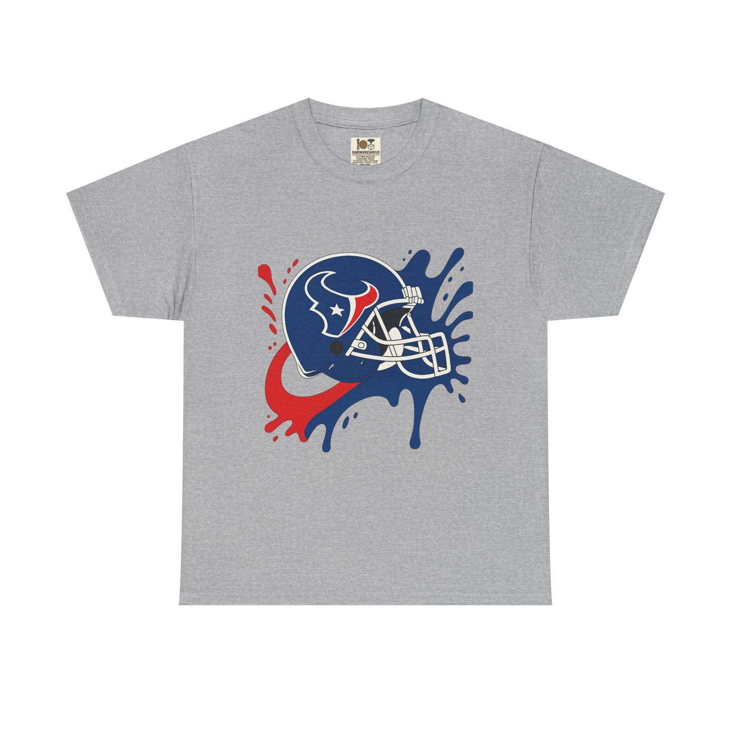 Football Splash Art Tee, Unisex Sports Shirt, Game Day Casual Wear, Gift for Fans, Holidays, Team Spirit Apparel