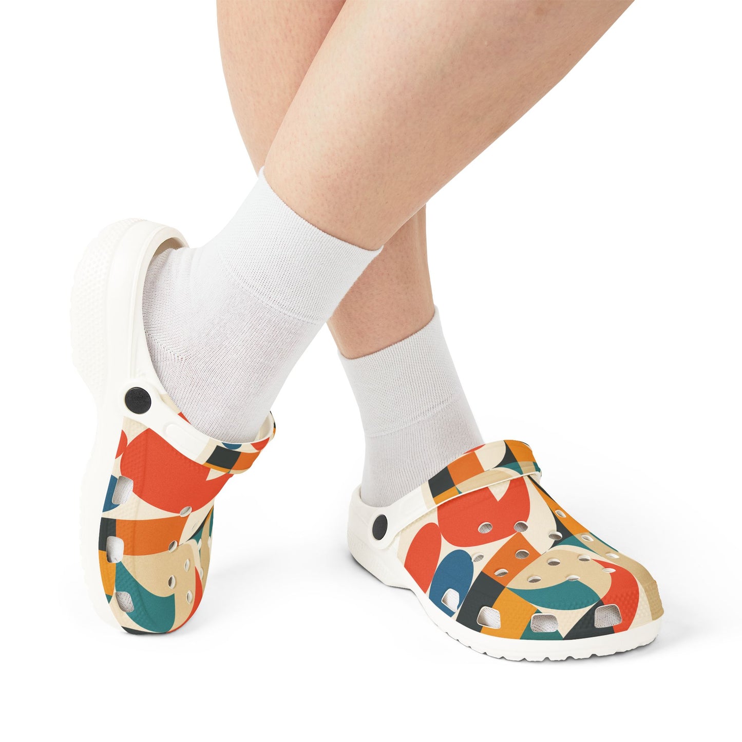 Colorful AOP EVA Foam Clogs, Funky Footwear, Casual Comfort Shoes, Trendy Summer Slippers, Fun Gift for Beach Days