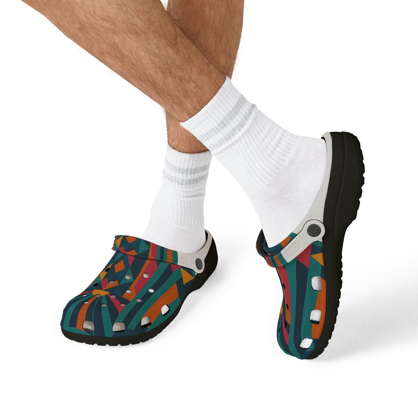Vibrant AOP EVA Foam Clogs for Trendy Comfort | Unique Slip-On Shoes, Summer Fun, Festival Footwear, Casual Wear, Gift Ideas