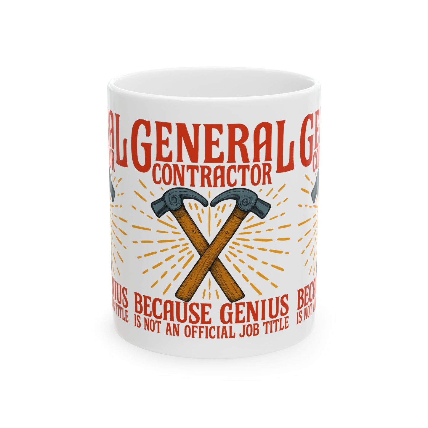 Funny Contractor Mug - General Contractor Gift for Builders, Tools Lover, Construction Humor, Unique Coffee Cup