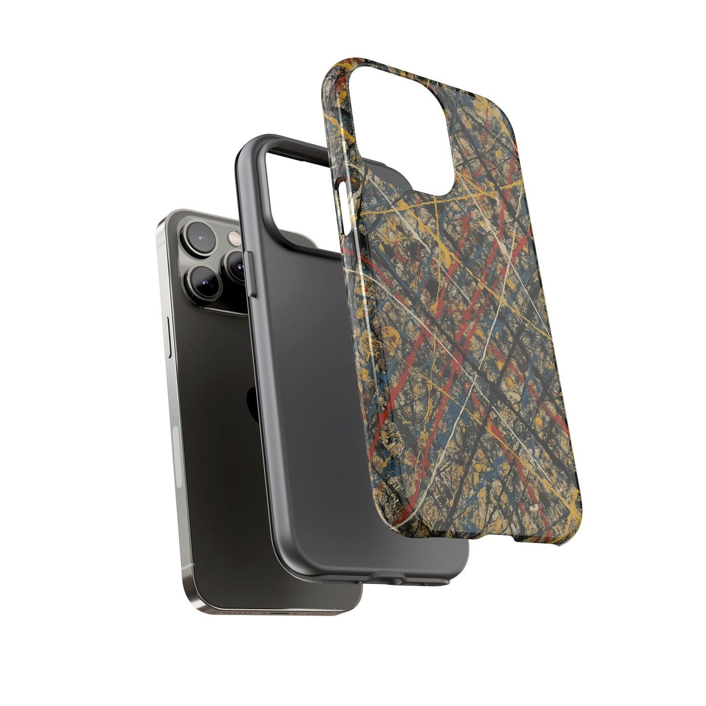 Tough Cases Phone Case - Bold Abstract Design, Stylish Mobile Cover, Unique Gift for Him/Her, Durable Accessory, Trendy Protection