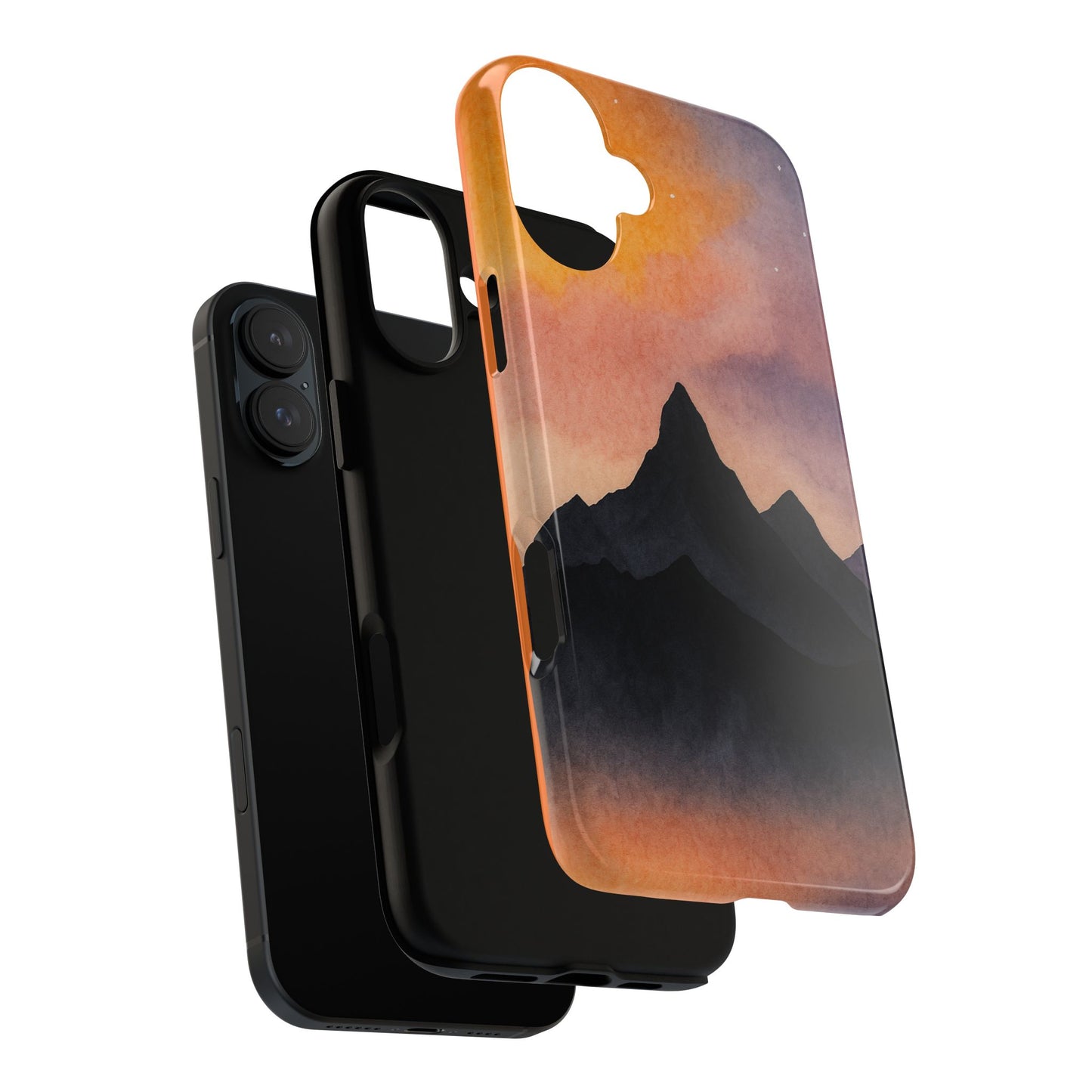 Mountain Sunset Phone Case, Nature Lover's Gift, Adventure Phone Cover, Unique Cellphone Accessories, Outdoor Enthusiast Decor