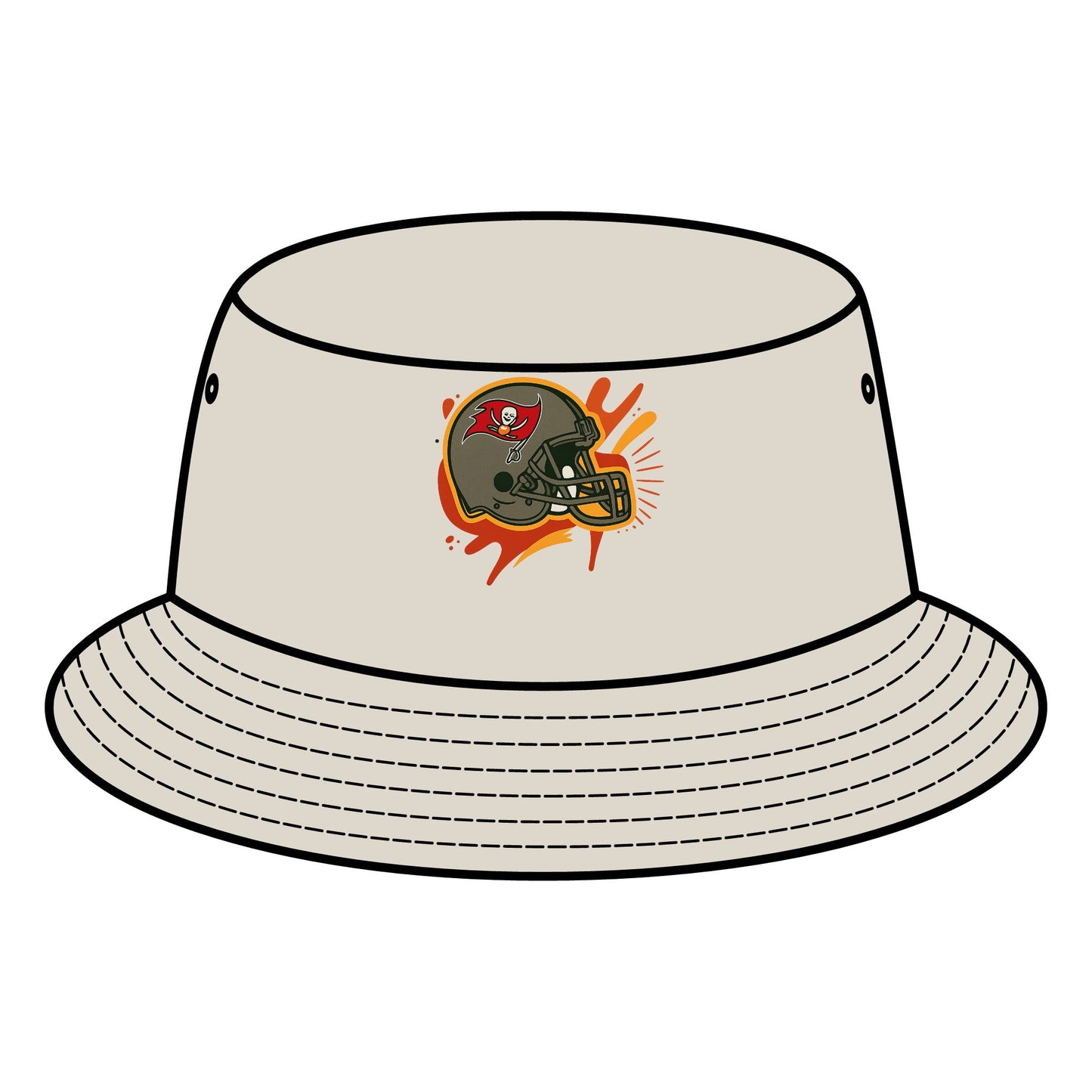 Sporty Bucket Hat - Trendy Sun Protection for Game Days, Outdoor Adventures, Summer Style, Gifts for Sports Fans, Festival Outfit