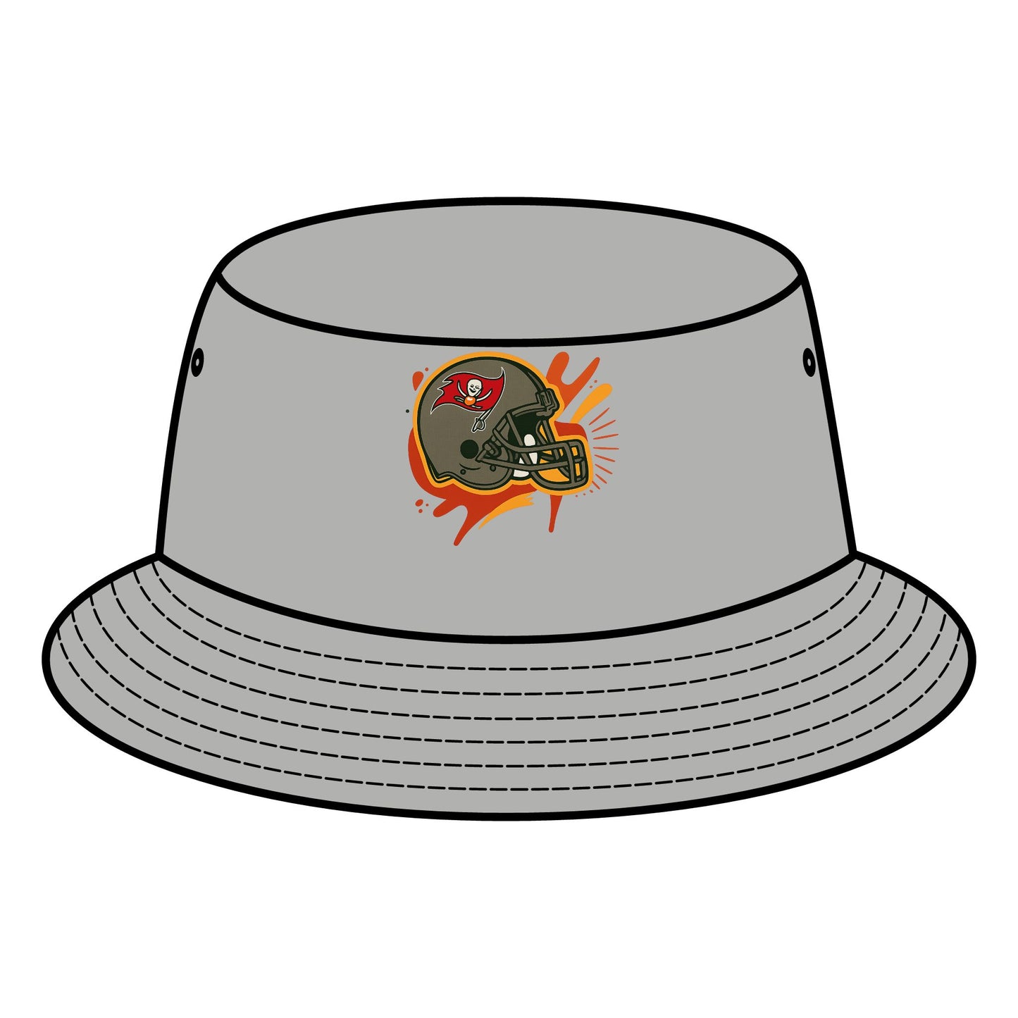 Sporty Bucket Hat - Trendy Sun Protection for Game Days, Outdoor Adventures, Summer Style, Gifts for Sports Fans, Festival Outfit