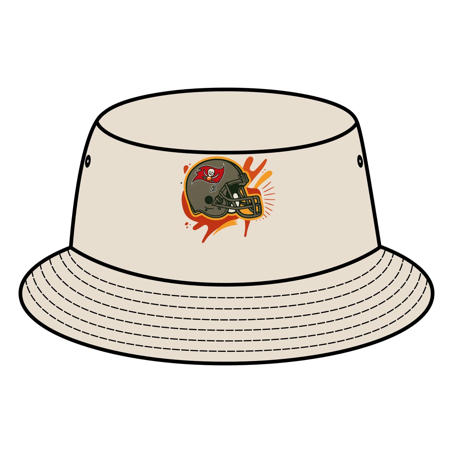 Sporty Bucket Hat - Trendy Sun Protection for Game Days, Outdoor Adventures, Summer Style, Gifts for Sports Fans, Festival Outfit