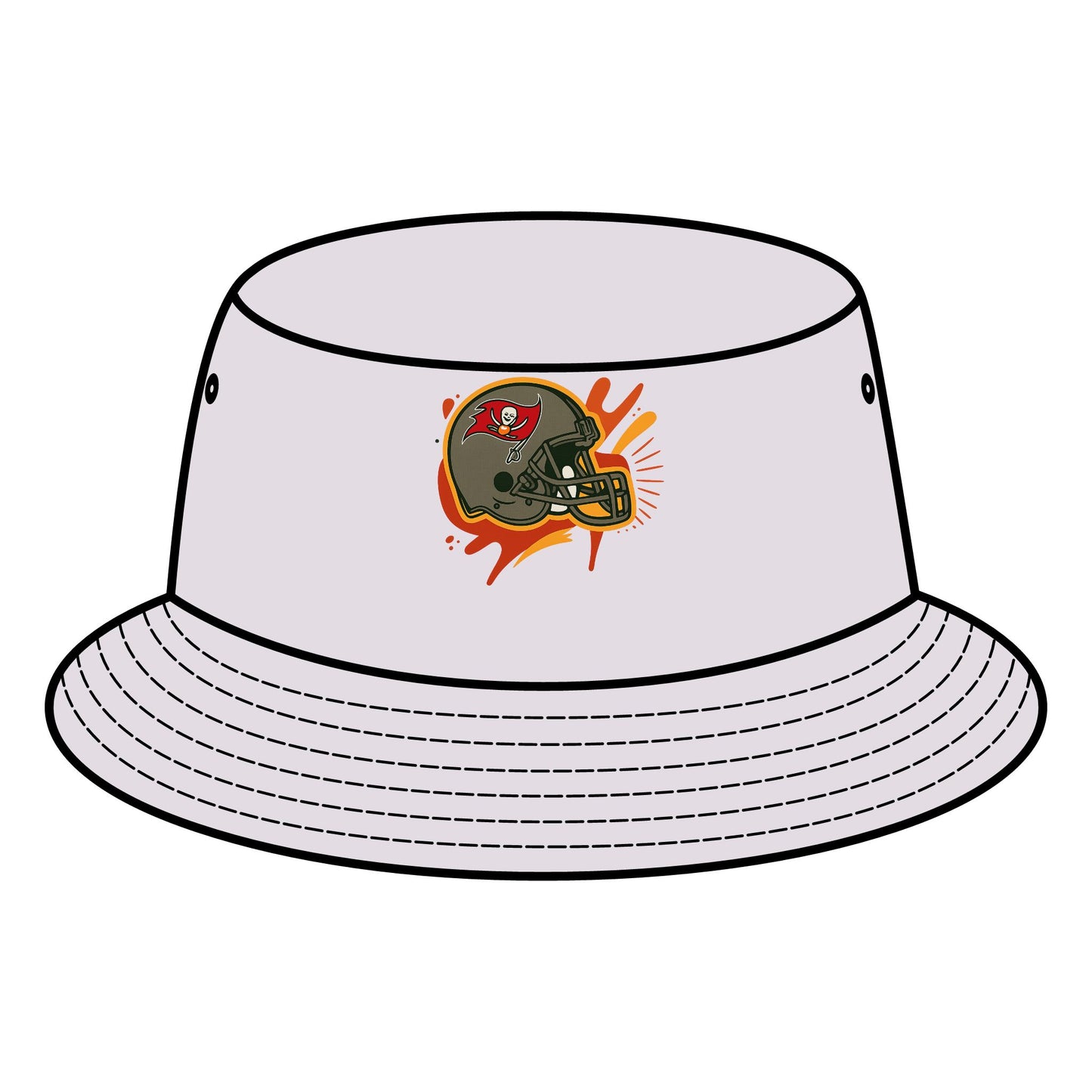 Sporty Bucket Hat - Trendy Sun Protection for Game Days, Outdoor Adventures, Summer Style, Gifts for Sports Fans, Festival Outfit
