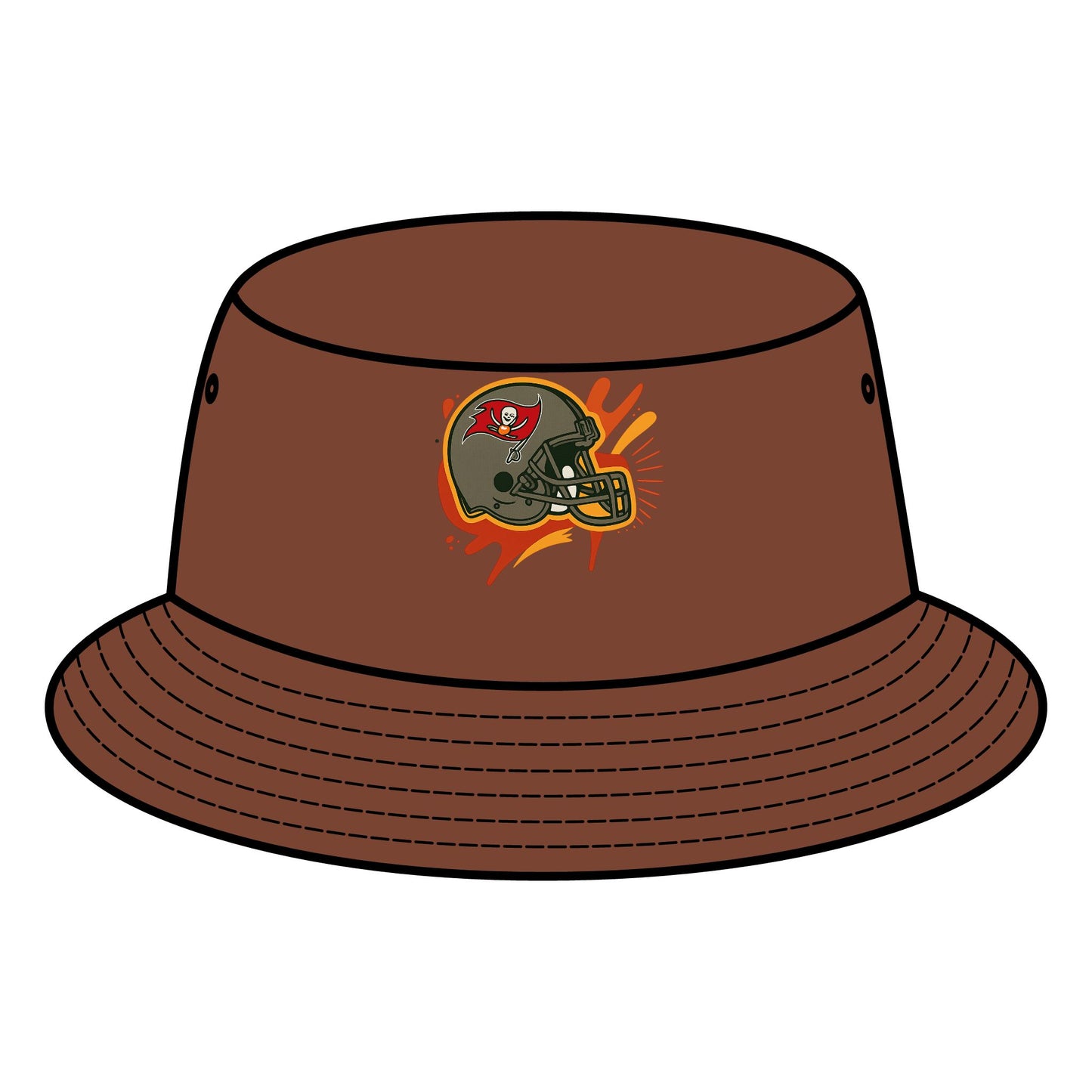 Sporty Bucket Hat - Trendy Sun Protection for Game Days, Outdoor Adventures, Summer Style, Gifts for Sports Fans, Festival Outfit
