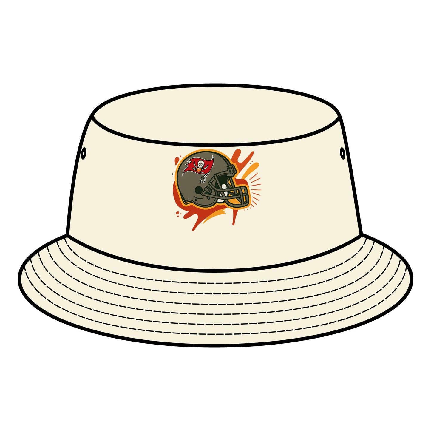 Sporty Bucket Hat - Trendy Sun Protection for Game Days, Outdoor Adventures, Summer Style, Gifts for Sports Fans, Festival Outfit
