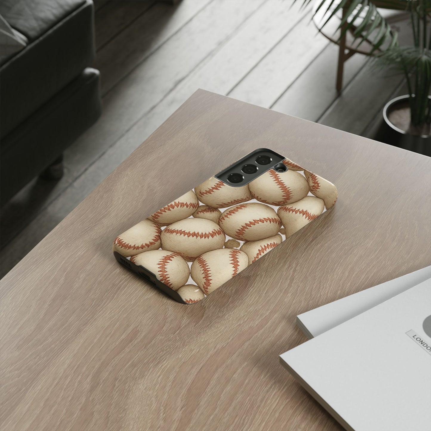 Baseball Phone Case, Tough Cases for Sports Fans, Custom iPhone Cover, Unique Gift for Baseball Lovers, Durable Protection