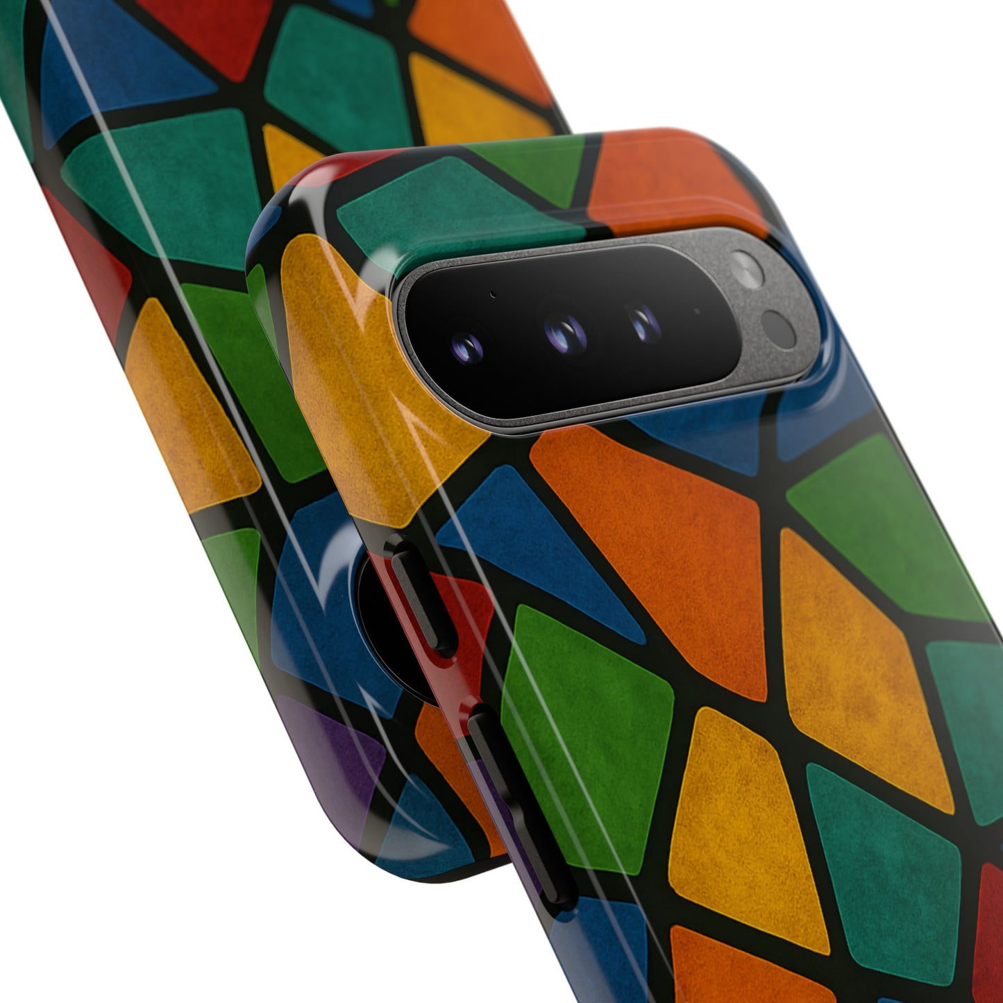 Colorful Mosaic Phone Case, Tough Cell Phone Cover, Vibrant Smartphone Protector, Unique Gift for Weddings, Birthday, Holidays