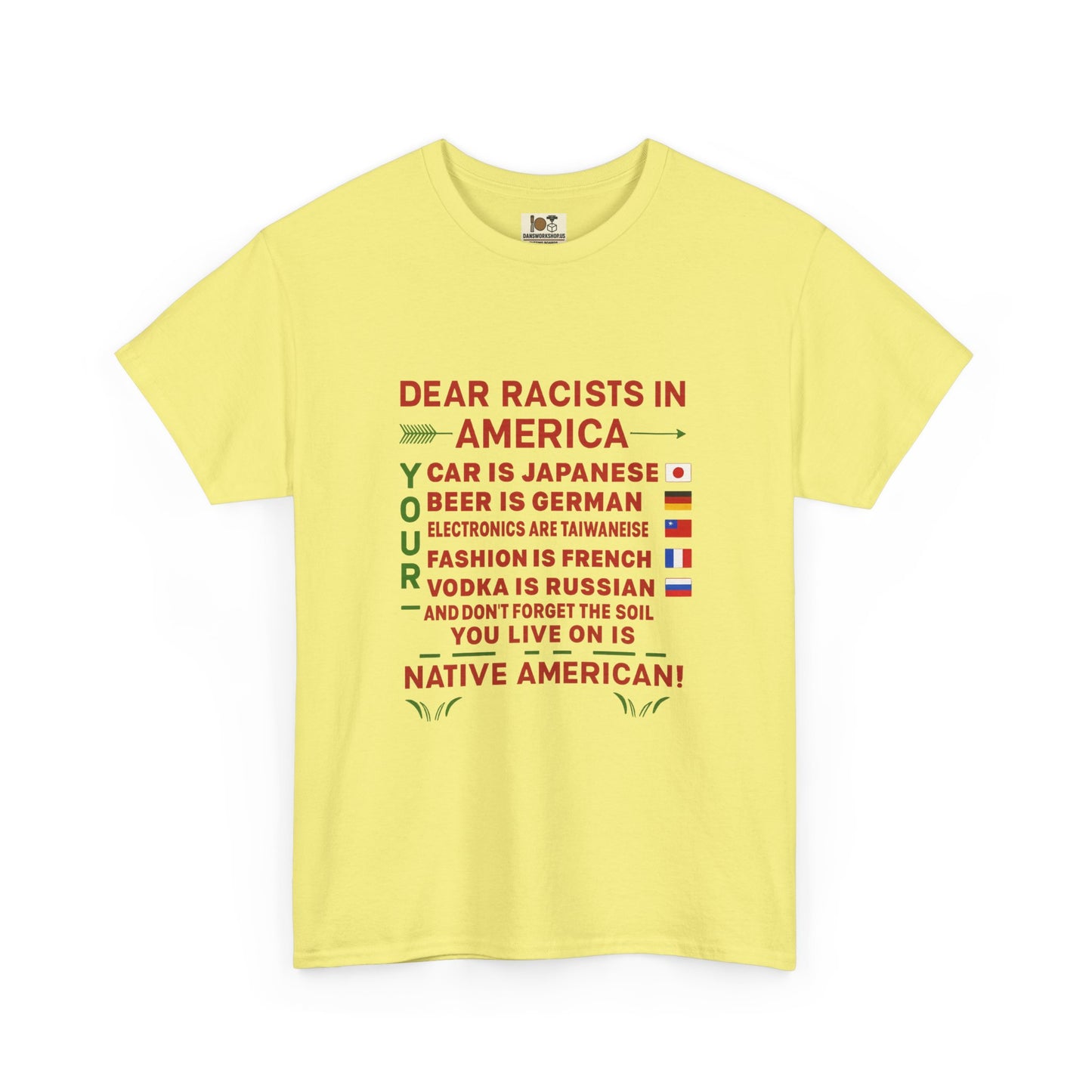 Cultural Awareness Tee, Unisex Heavy Cotton Tee, Anti-Racist Shirt, Social Justice Clothing, Statement T-Shirt, Gift for Activists